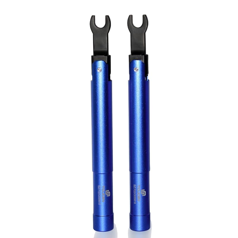 Chave de torque para conector RF SMA UU TOJOIN 8 mm, 0,9 N·m, azul, kit com 2 peças