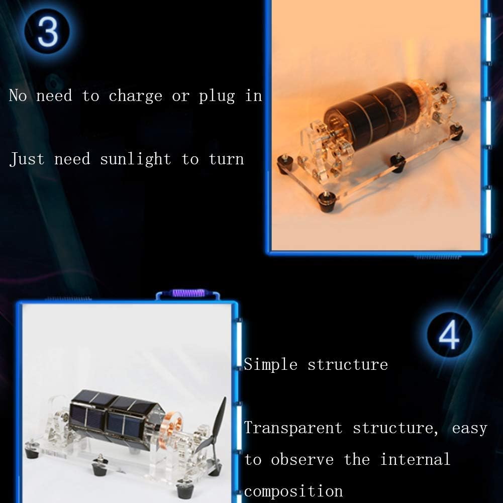 6 Sides Solar Motor Student Physics Experiment Magnetic Levitation Motor Technology Creative Gifts