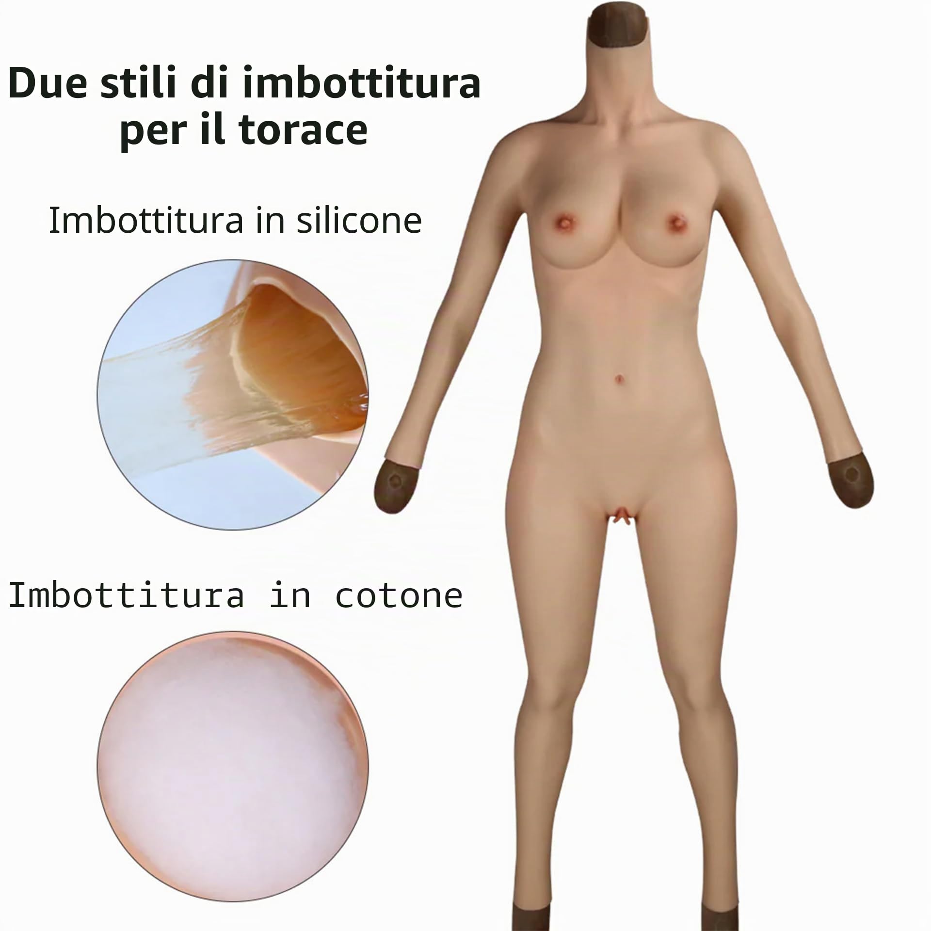 7° body intero in silicone senza olio E Cup pettorale per crossdresser drag queen transgender può inserire e fare pipì nono pantaloni