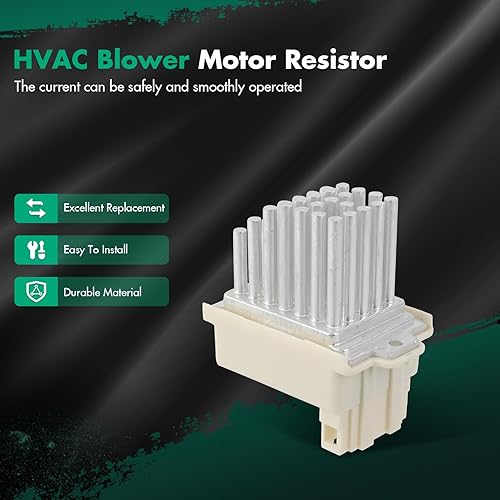 Miniatura 1057 de SCITOO Resistencia de motor de ventilador HVAC para 2008-2013 para Chrysler 300/2008-2016 para Town & Country/2008-2010 para Dodge Charger/2008-2018