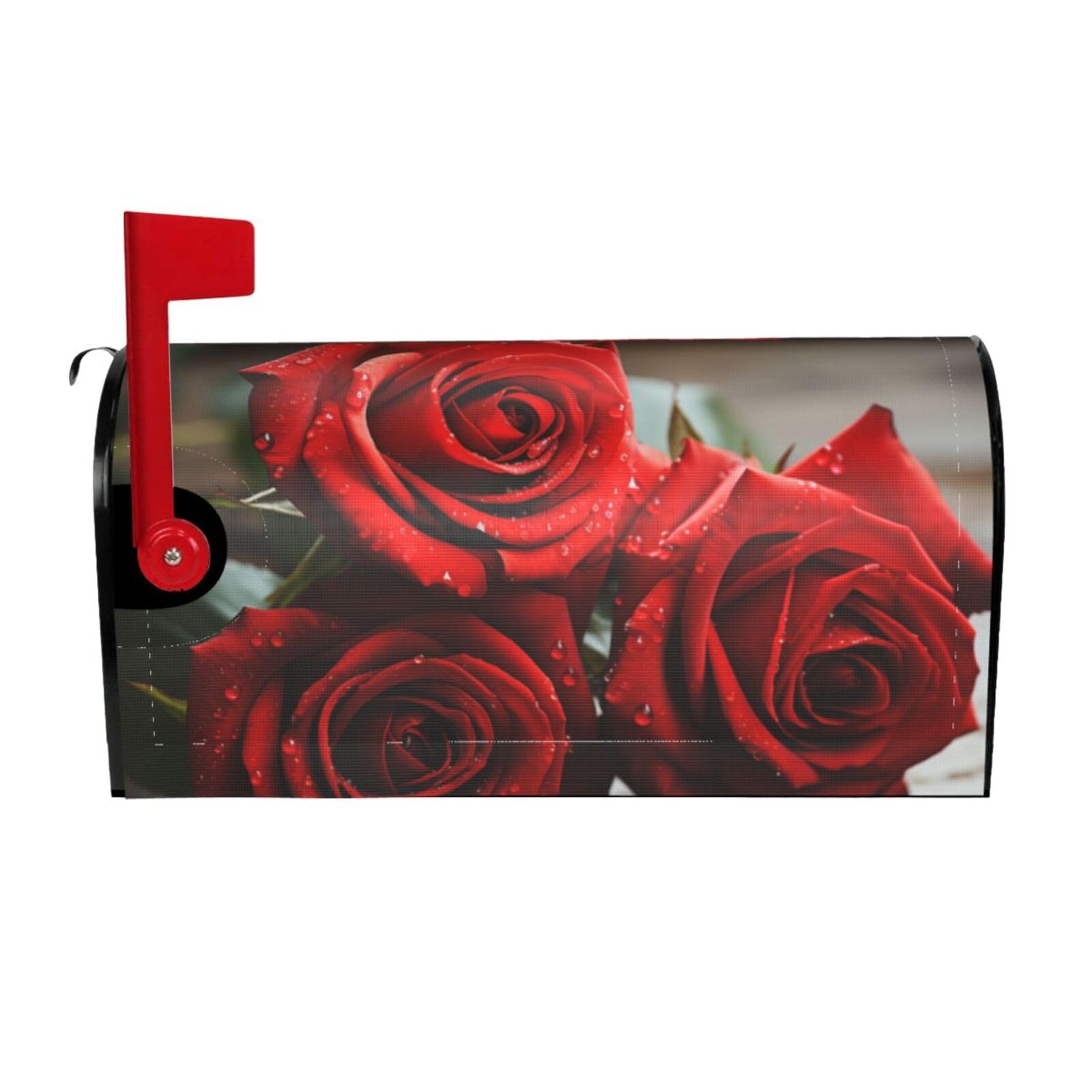 Housse magnétique rose pour boîte aux lettres décoration extérieure de jardin Welcome