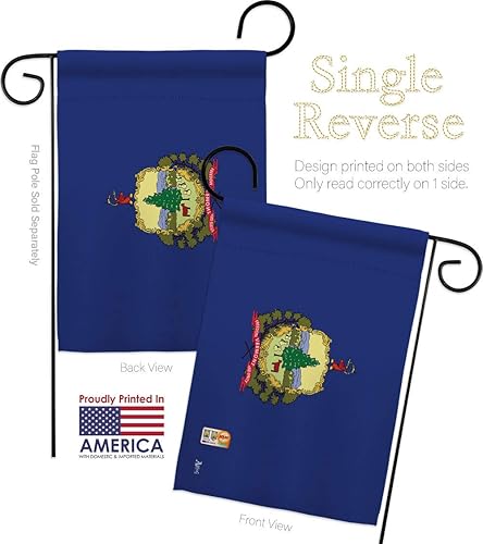 Miniatura 8 de Americana H140546 Vermont States Impressions - Bandera de casa vertical decorativa (28.0 x 40.0in), multicolor