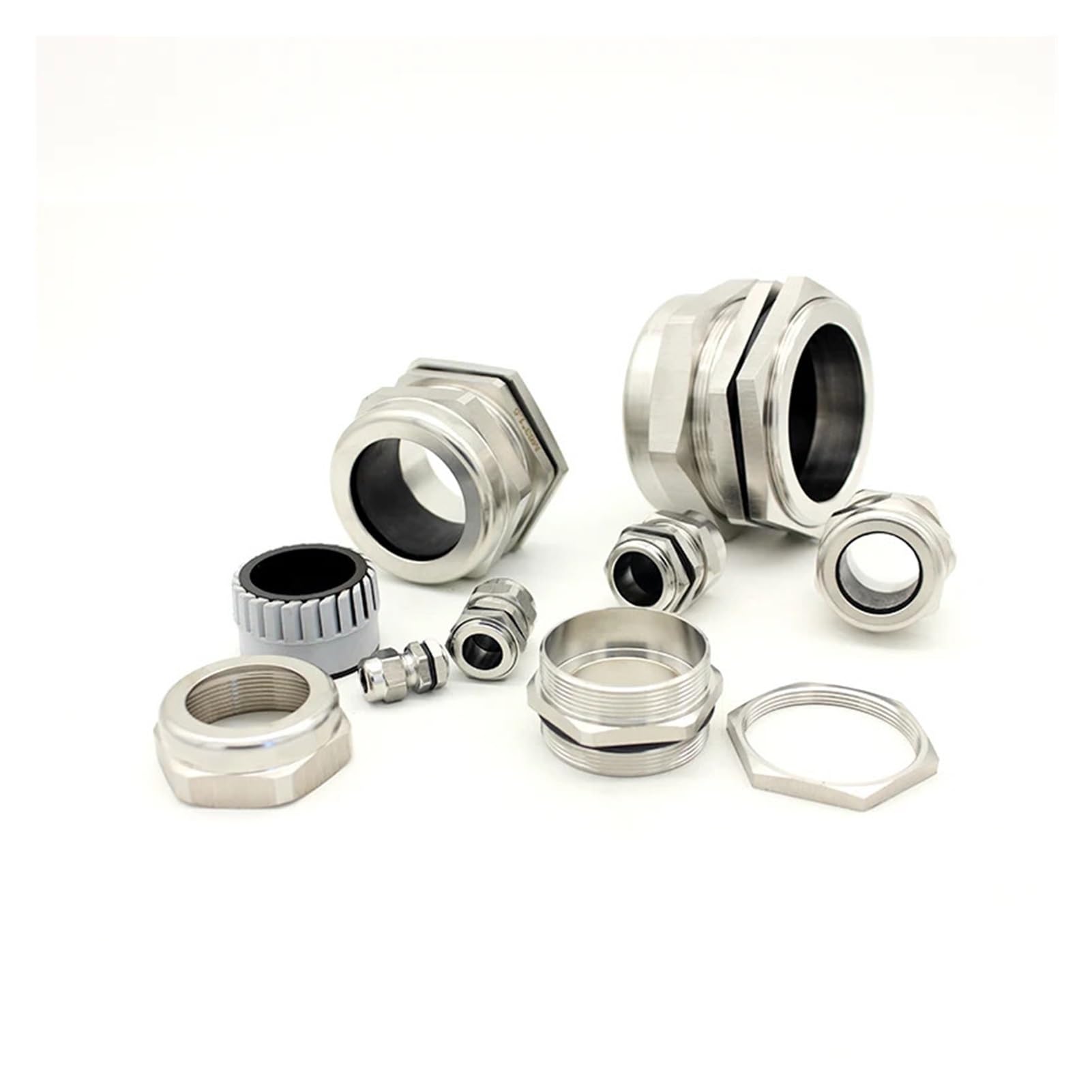 Pressacavo in ottone e acciaio inossidabile | Pressacavo di dimensioni multiple PG7 M20 Giunto di tenuta in ottone nichelato 304 316L(3PCS M32 15-22mm)