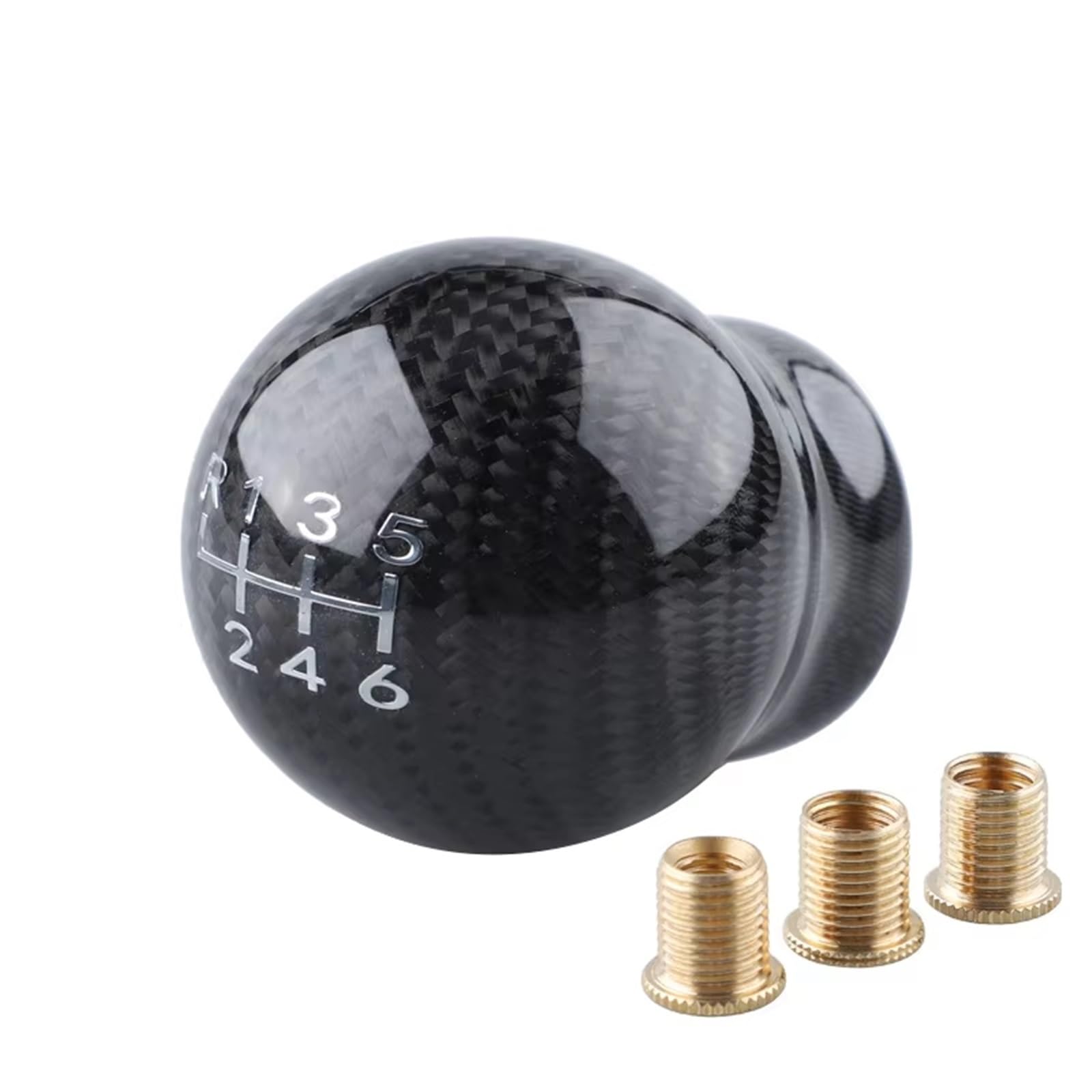 Trgdfdaa One Color Spare Parts Car Gear Shift Knob Reverse Lift Shifter Head Stick Handle Manual Gear Lever Modification Accessory Universal For Fit