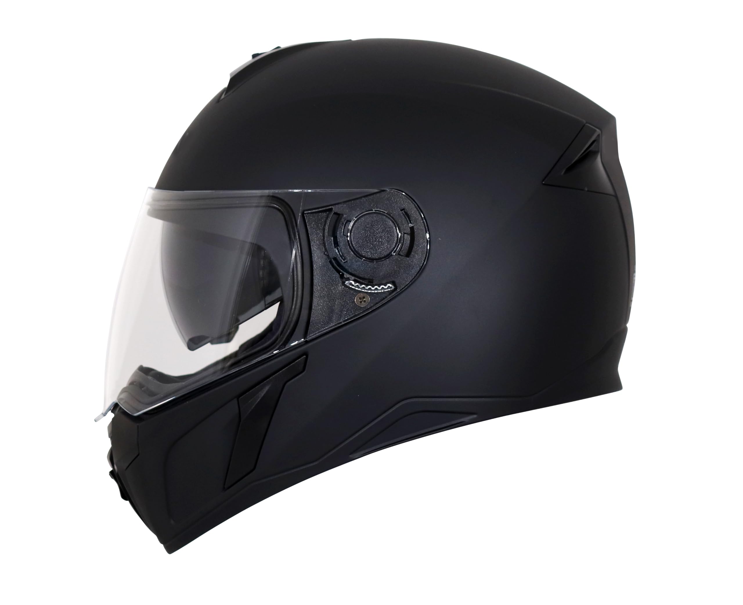 Ryker D/V Full Face Helmet (Dull Black, M)