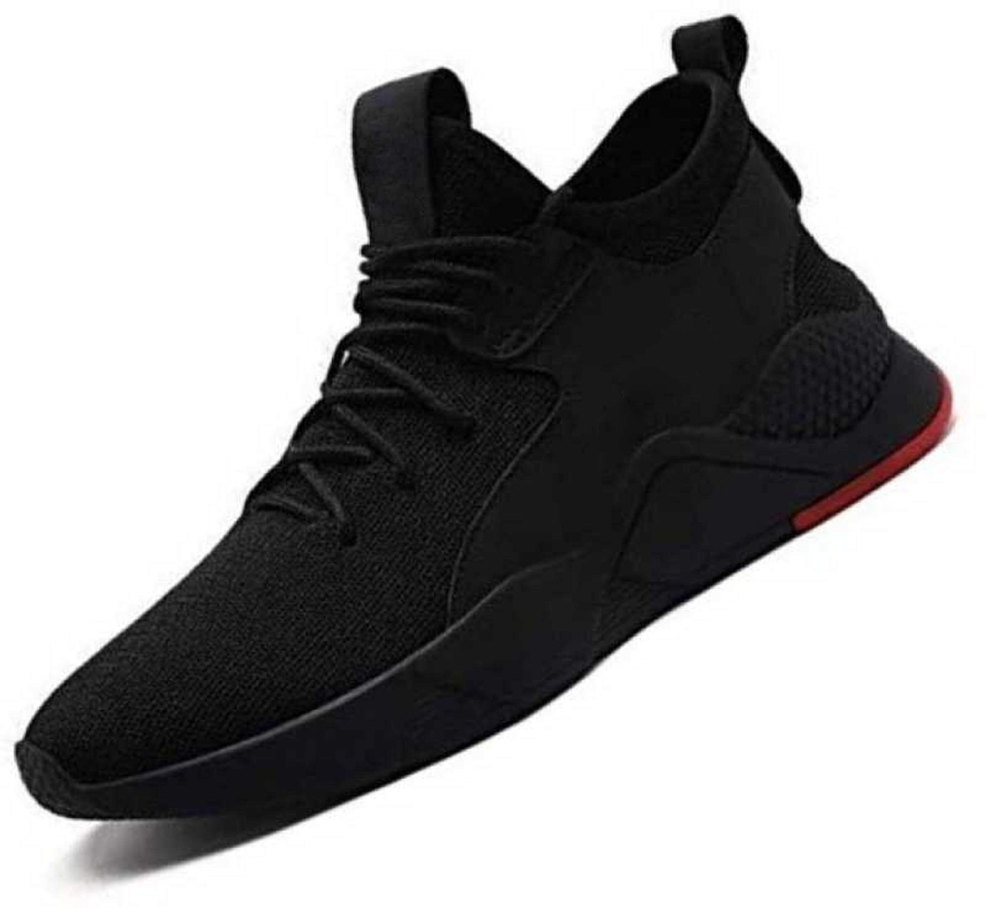 Mens Black Mesh Lace-Ups Running/Walking/Gym/Sports Fashion Shoes 6 (B09PF1YSRH) Amazon Price History, Amazon Price Tracker