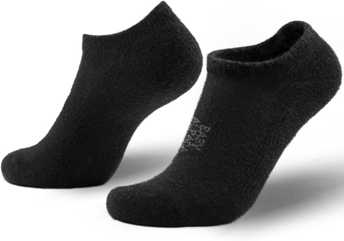 Juclise Alpaca Wool Lightweight No Show Hiking Socks Breathable Moisture Wicking Cushioned Anti Blister Merino Outdoors
