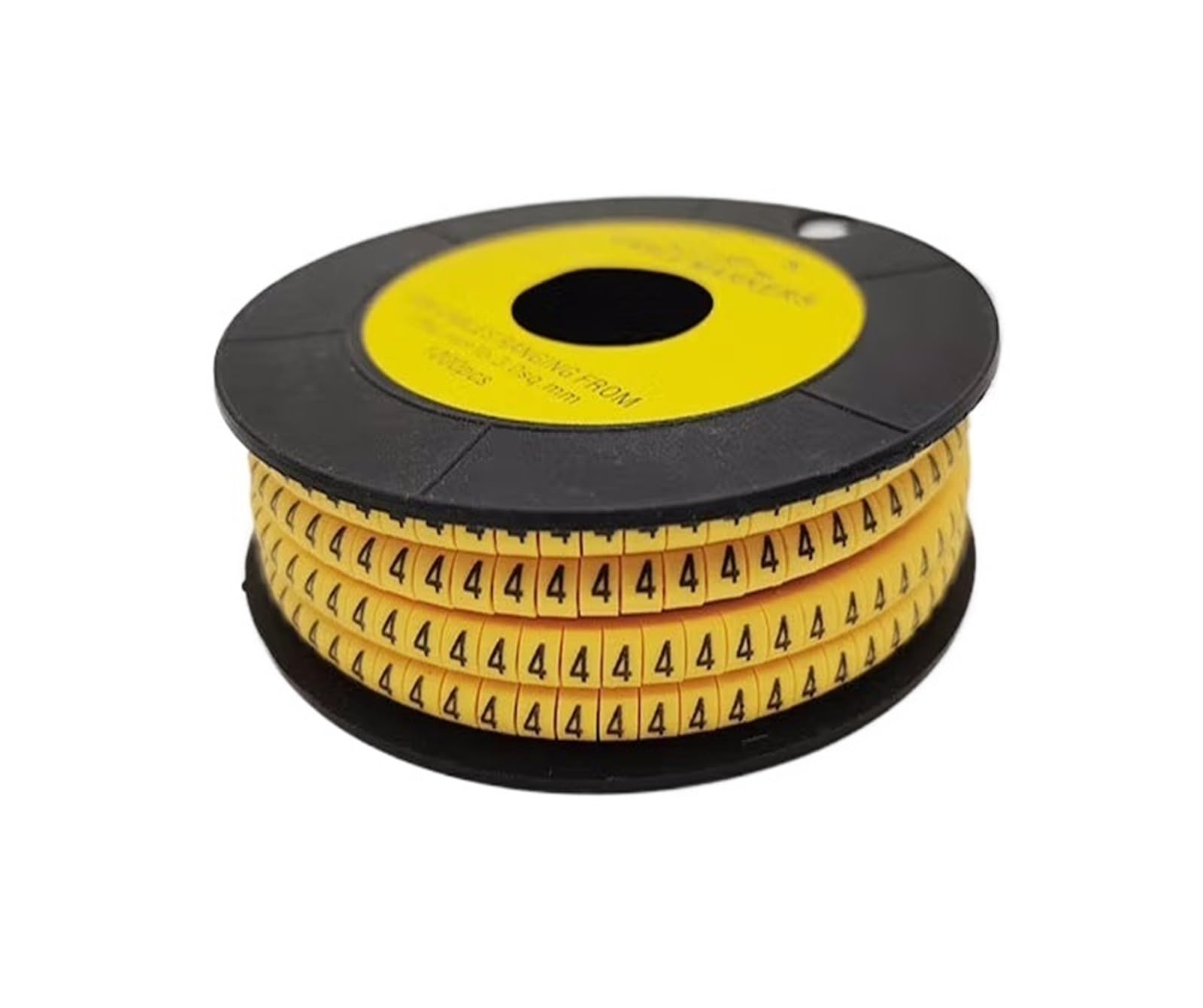 Byqadft Color-04 250/500/1000Pcs 0 To 9 Number Wire Marker