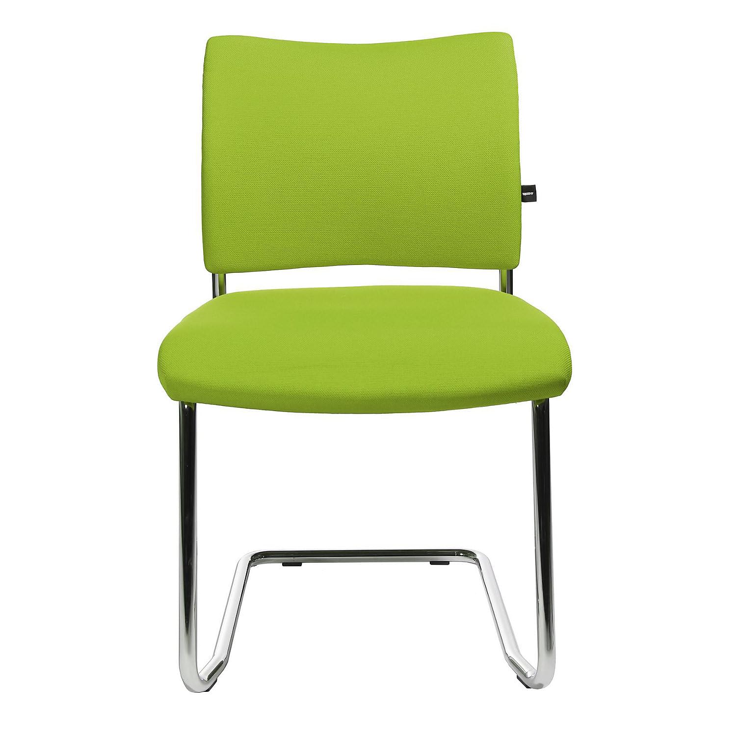 TOPSTAR | Besucherstuhl | stapelbar | Chrom | gepolstert | 480 x 450 x 450
