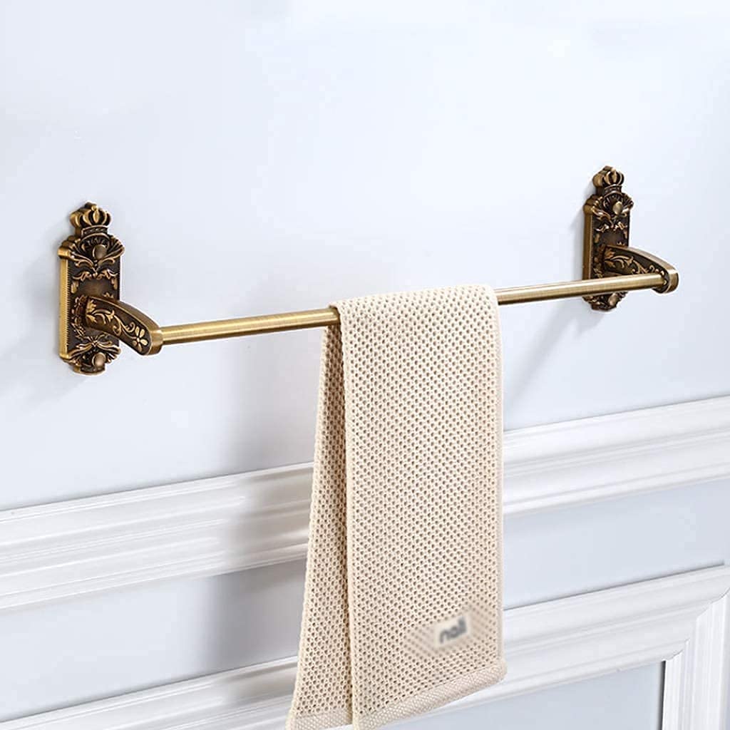LYGXWJFC Toalla de Pared de Asalto, Estante de Aluminio para Espacio en, Mesa de baño, Espejo de Toalla, Gancho de Toalla Resistente