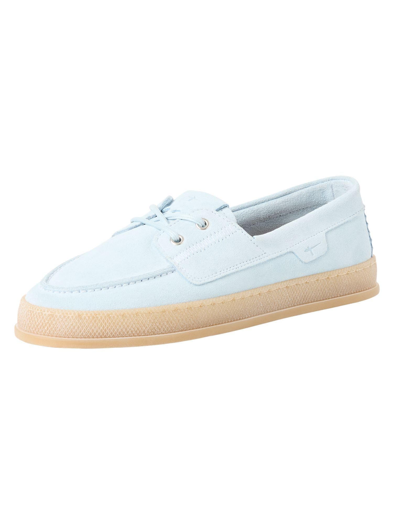 Tamaris Women Moccasin flat Leather blue 5.5 UK