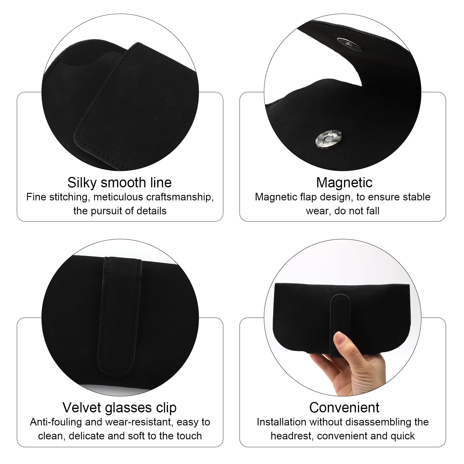 Organizer Auto Per Occhiali Custodia Per Occhiali Da Sole Per Auto, Scatola Portaoggetti Per Occhiali Da Auto Supporto Universale Per Clip Visiera Occhiali