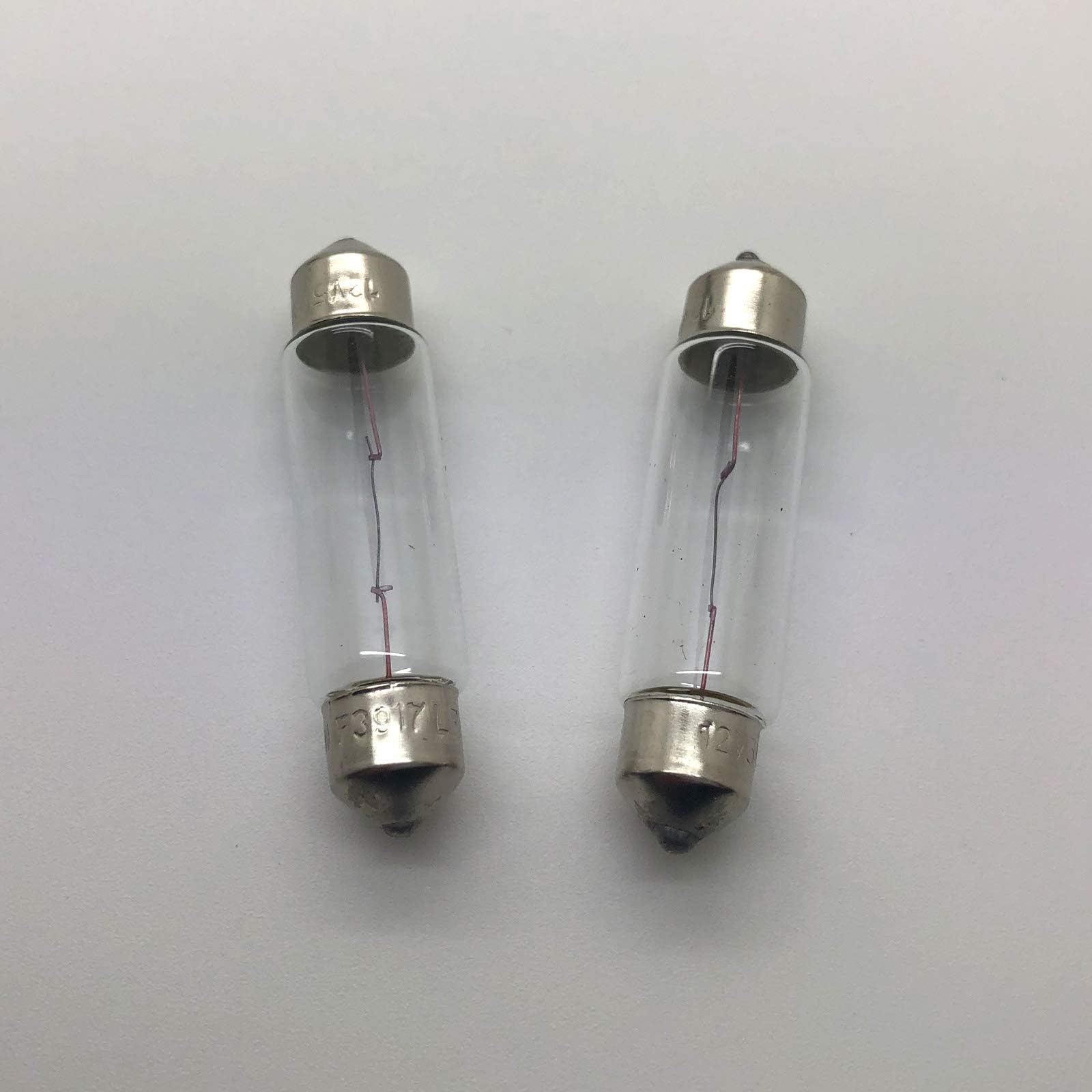 2 x 239A C5W 12v 5w Festoon Car Number Plate Interior Light Bulb 239