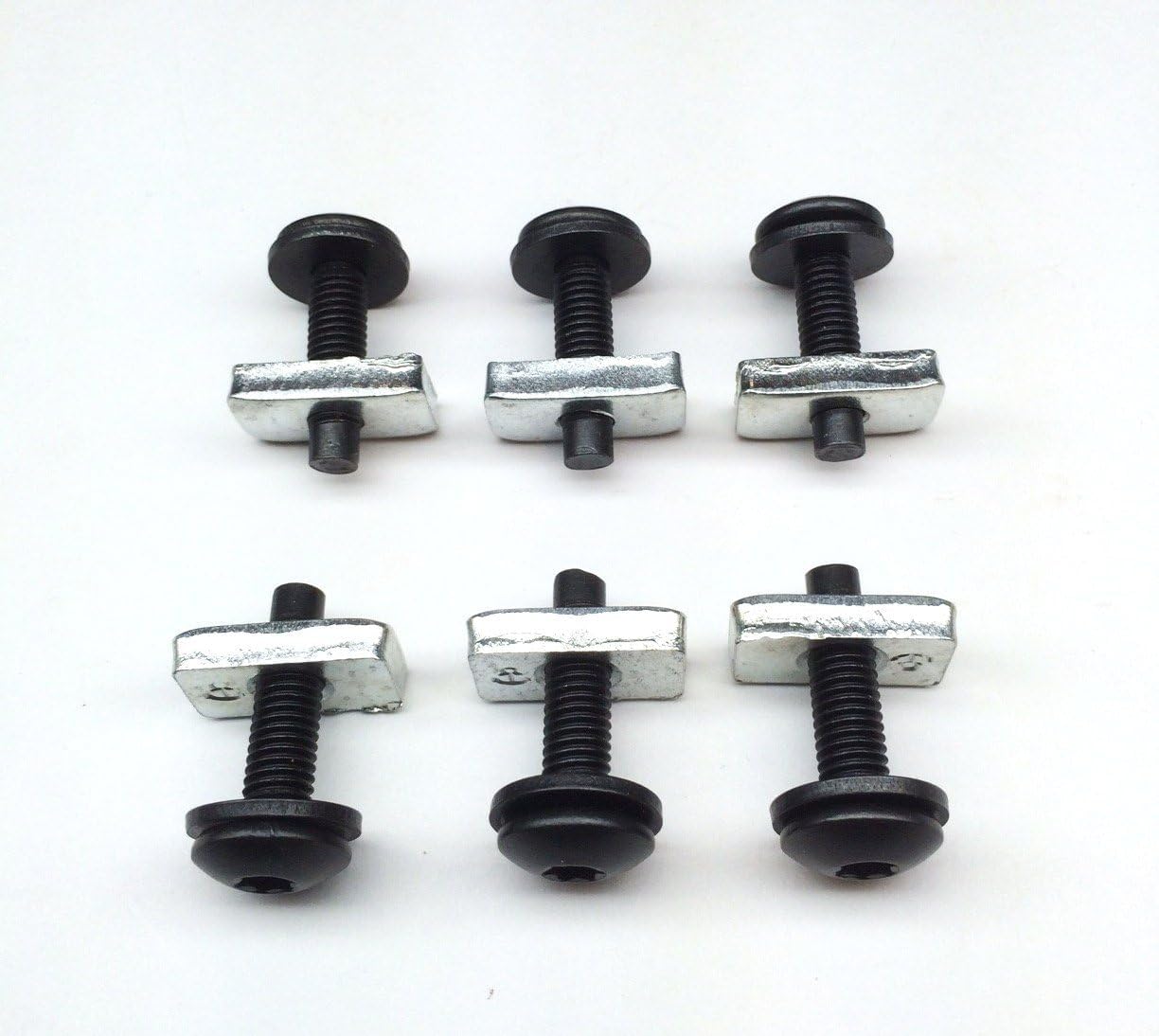 Hard Top Torx Screw/Bolt & Nut Kit / 6 Torx Bolts & 6 Nuts