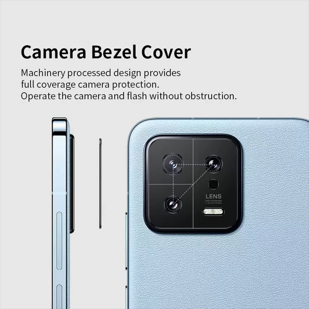 Annhan – Anello Protettivo In Alluminio Per Fotocamera Xiaomi 13, Anti-Graffio E Facile Da Montare, Colore Nero