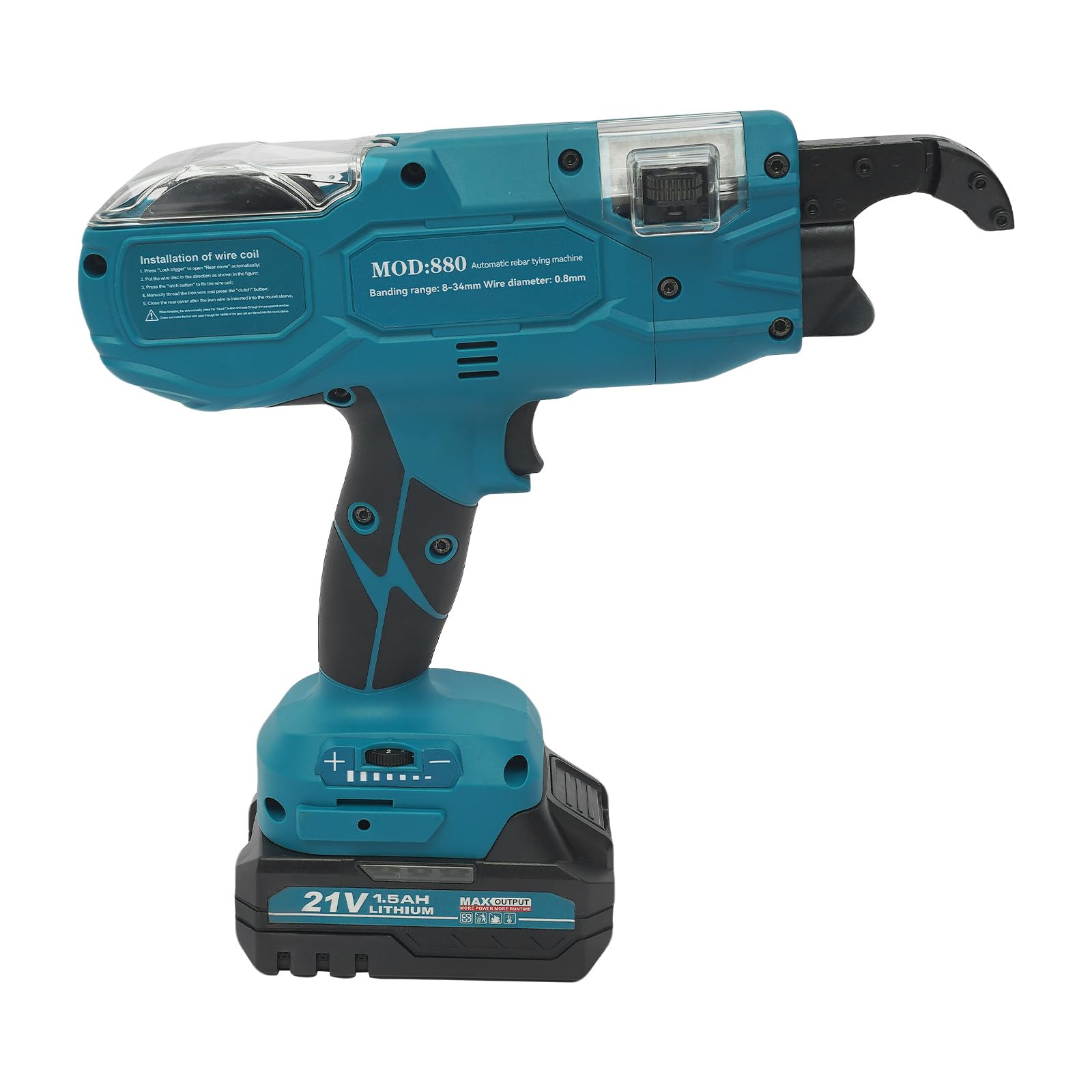 Elektrische Bewehrungsverbinder Automatische Bewehrungsstahl Bindemaschine Kabellose Handheld Automatisches Bindewerkzeug 8-34mm