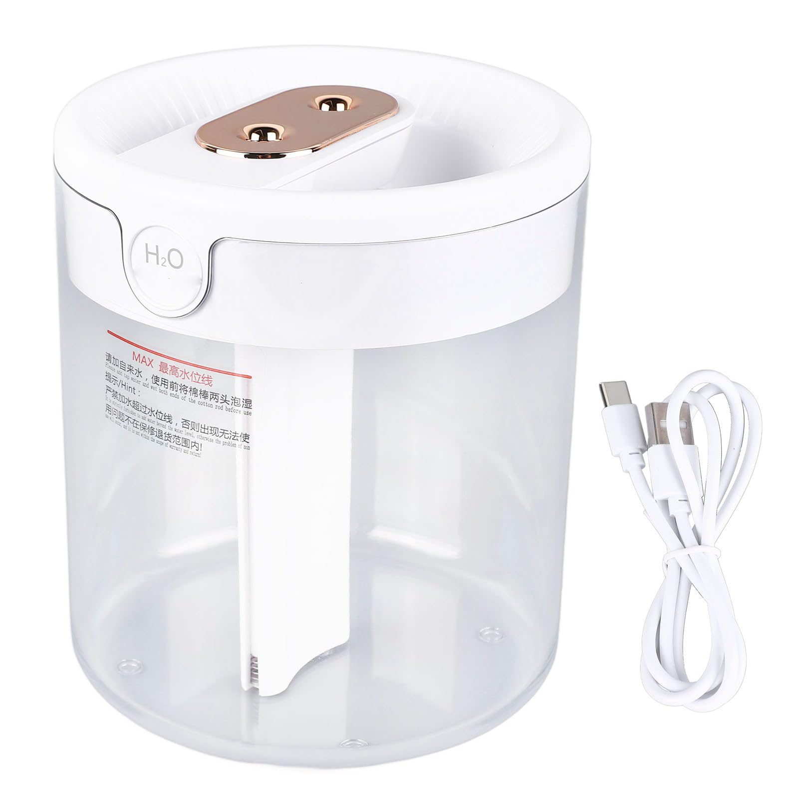 Humidificateur d'air léger de nuit pour chambre et bureau calme
