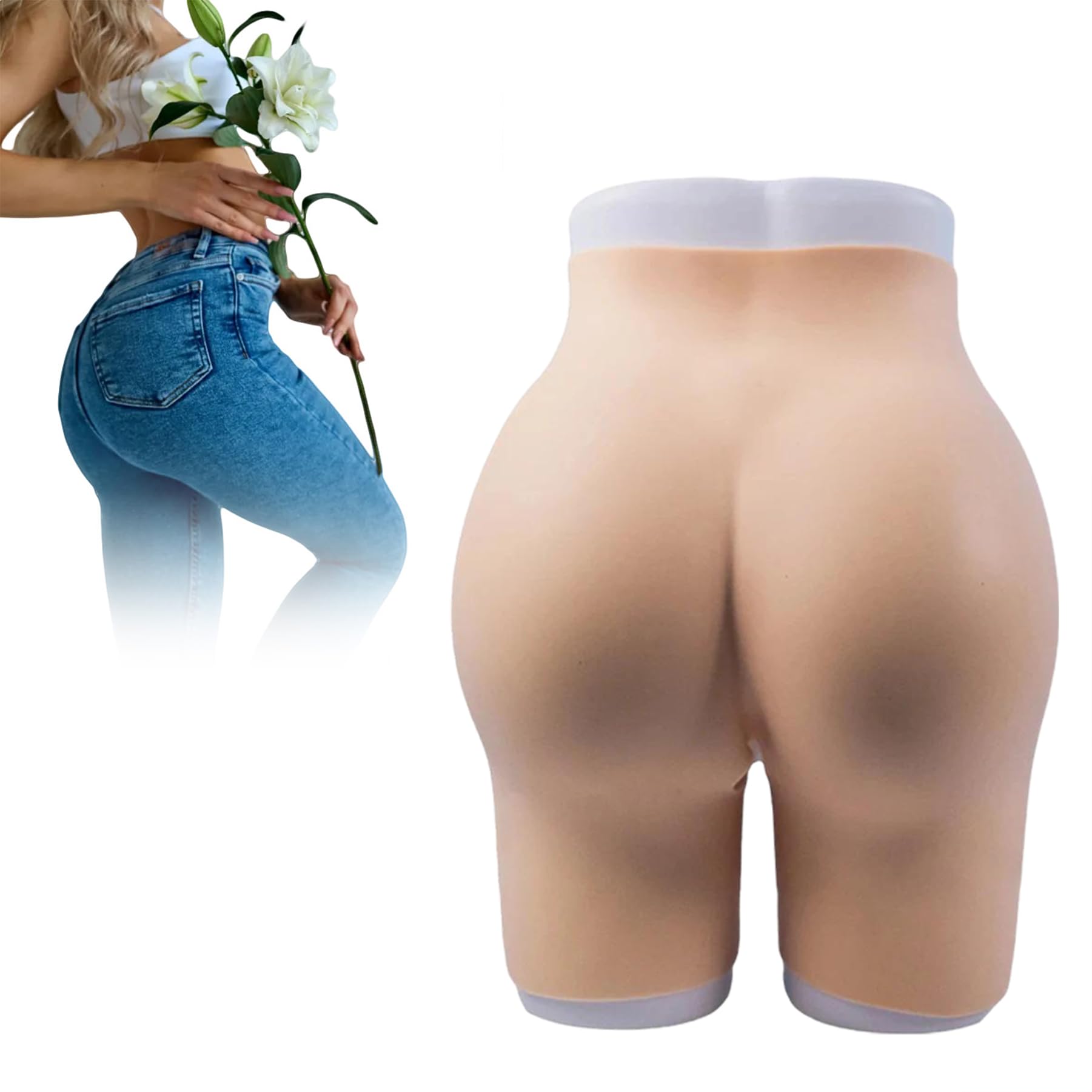 Pantalon en silicone pour les fesses ouvertes évitant la transpiration - 8