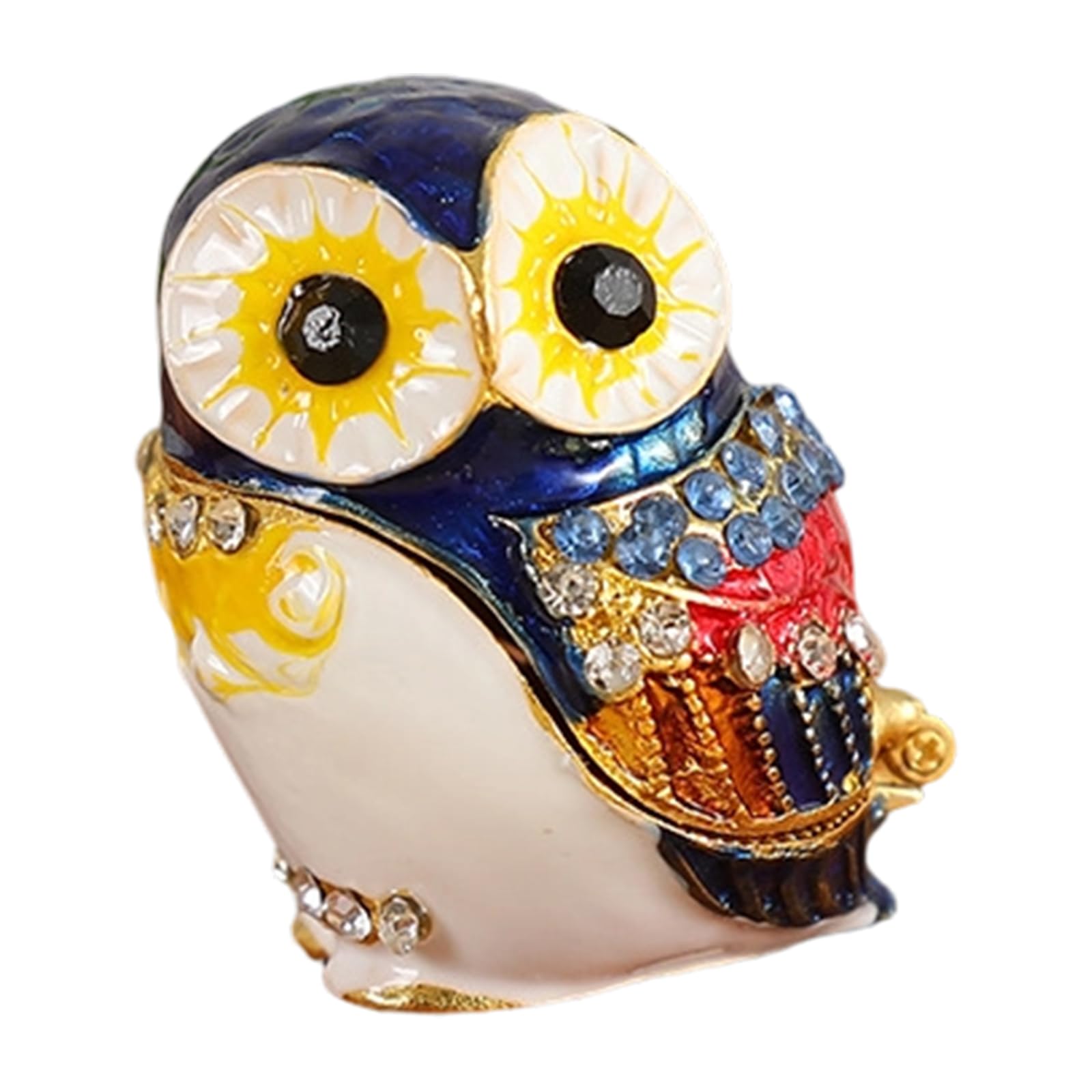 CAZSTYK Space Saving Jewelry Travel Box with Owl Design for Necklace Bracelets Storage Storage Case