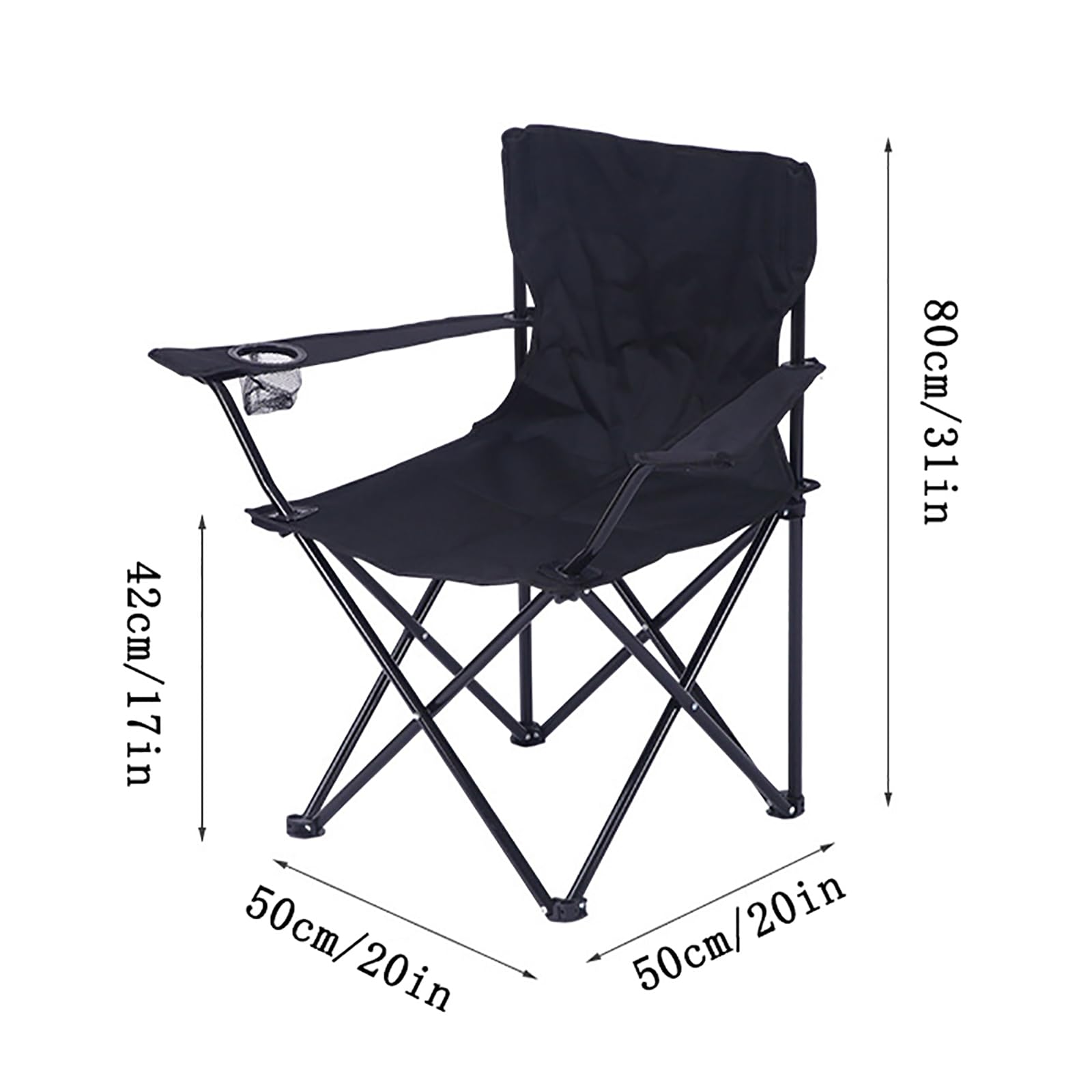 Chaise Longue Pliante,Chaise D'extérieur Pliable Portable Porte-Gobelet