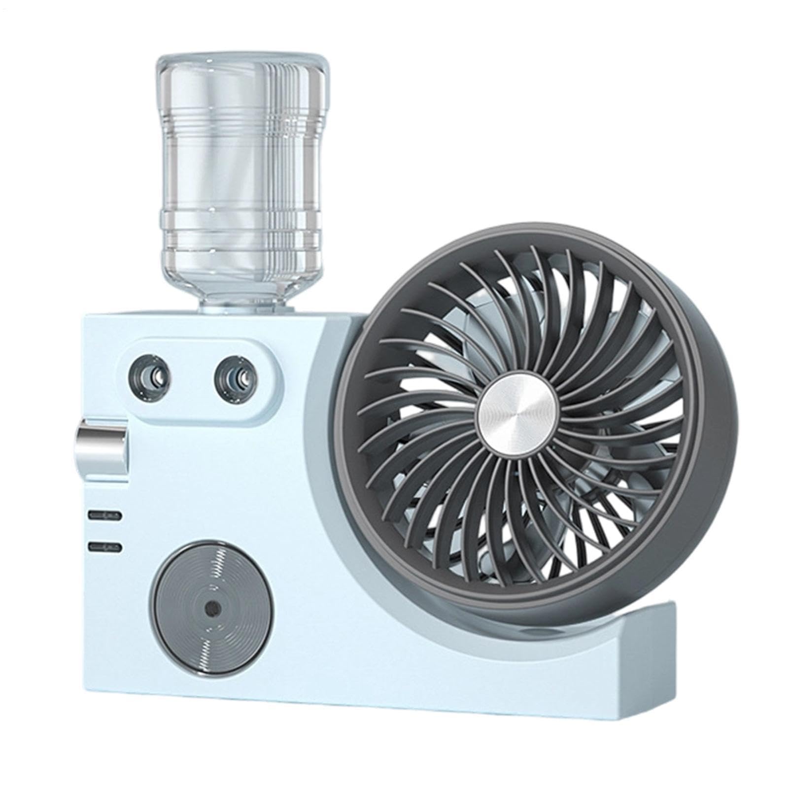 Ventilatore Portatile Con Nebulizzazione Circolatore Di Aria Da Tavolo