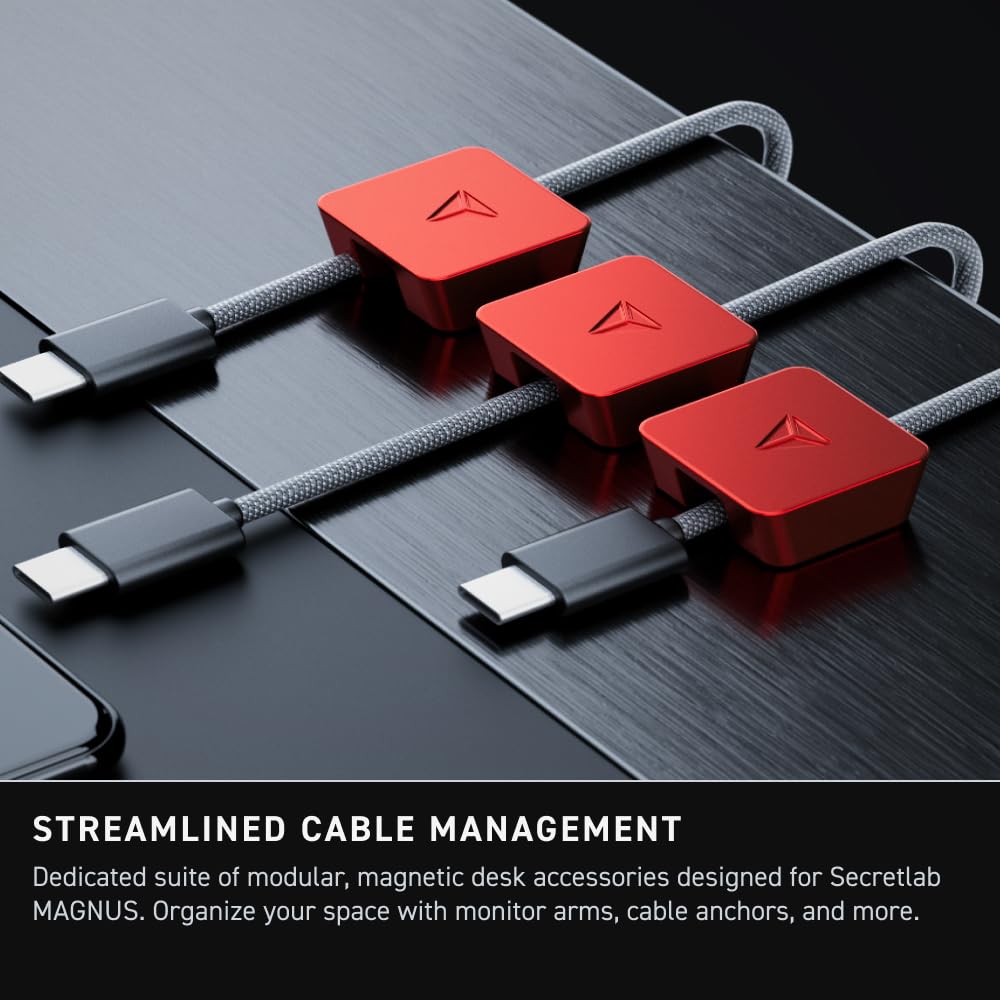 Secretlab Magnus Evo Höhenverstellbarer Schreibtisch, Ergonomisch | Magnetisches Kabelmanagement, Integrierte Stromversorgung, Eingebaute Kabelwanne, Gaming-Schreibtisch, Ergonomisch