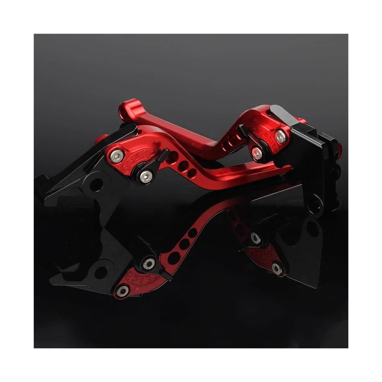 Spamfafghq Red For Vespa Px Disc Models Lml 125 150 200 Star Px125 Px150 Front Rear Durm Adjustable Motorcycle Brake Clutch Levers(,177Mm)