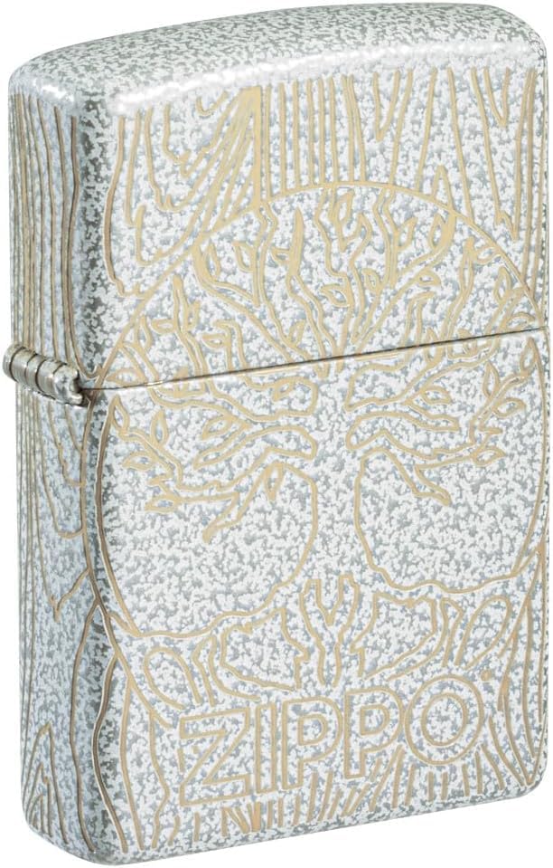 Encendedor Zippo con grabado personalizado en diseño madera