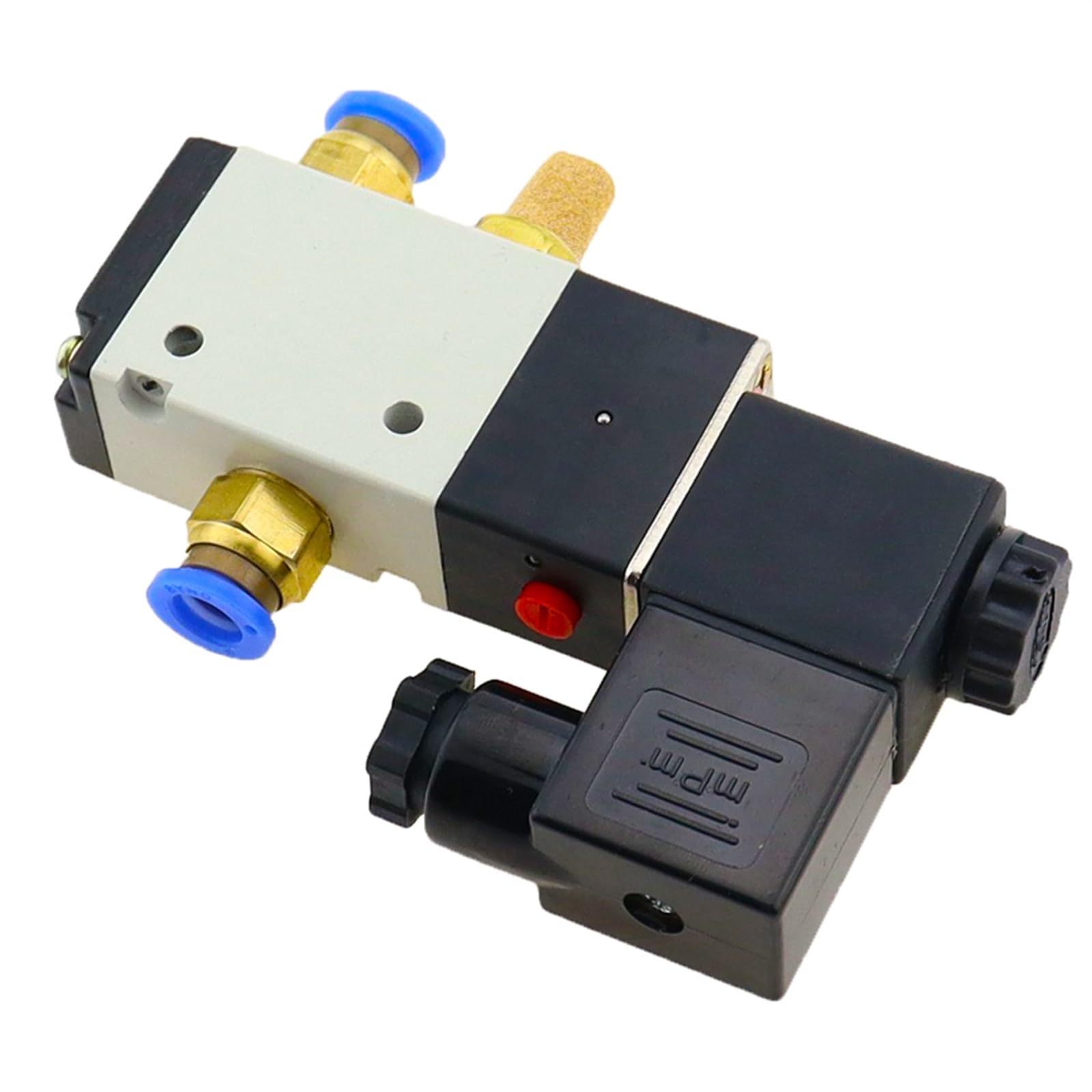 3V210-08 2 pozycje 3 porty 1/4" pneumatyczne zawory sterujące elektromagnetycznym DC 12V 24V AC 110V 220V (DC12V)