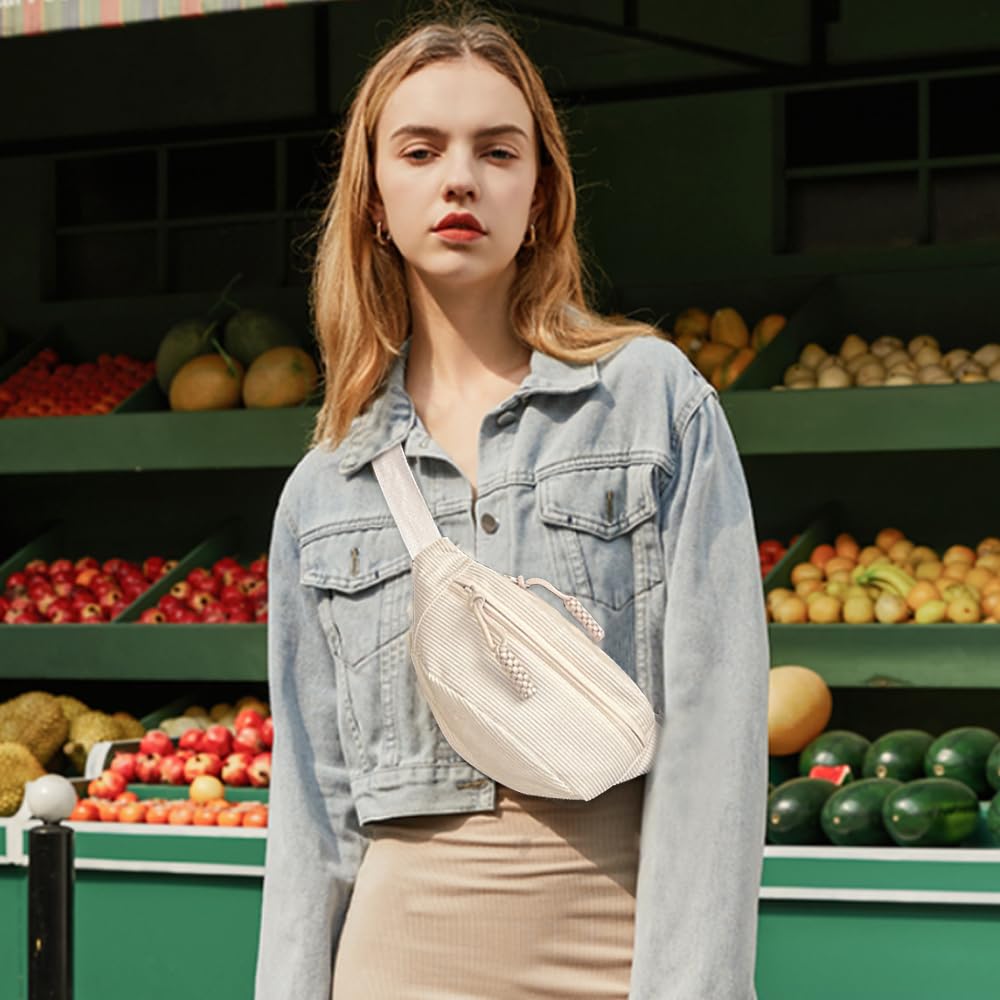 Sac à Bandoulière pour Femme,Sac Bandoulière Tendance,Sac Banane pour L'extérieur, Sac Banane,Fanny Pack Réglable,Sac à La Taille Ceinture,Sac à Main Fashion,Sac de Hanche Fait, Sacoche