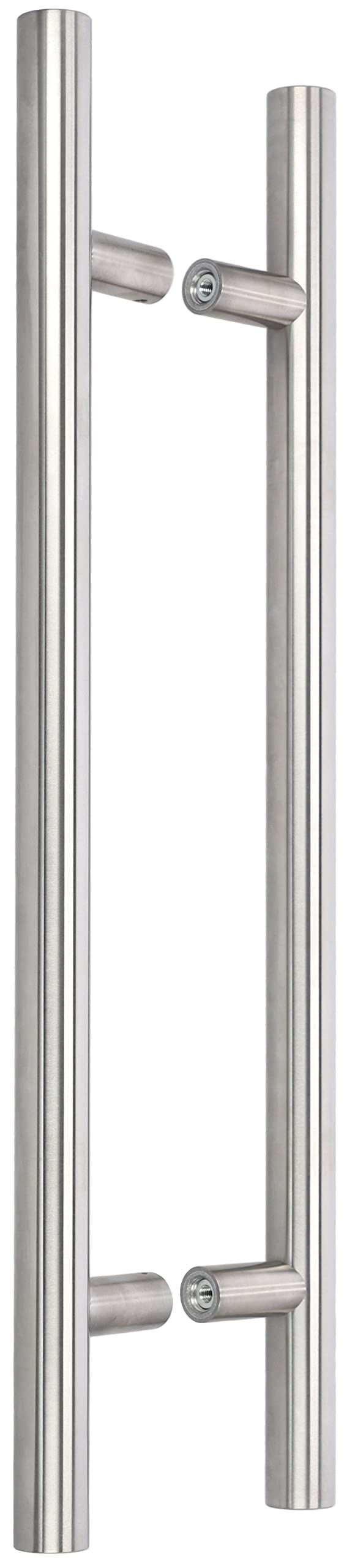 KOTARBAU® Tirador de puerta exterior de acero inoxidable de doble cara, 90 grados, 450 x 650 mm
