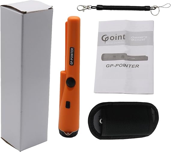 Pinpointing Finder Prob Su Geçirmez El İğnesi İşaretçi Değnek Metal İşaretçi 360°Arama Hazine Tespit Bulucu Kemer Kılıflı W090008