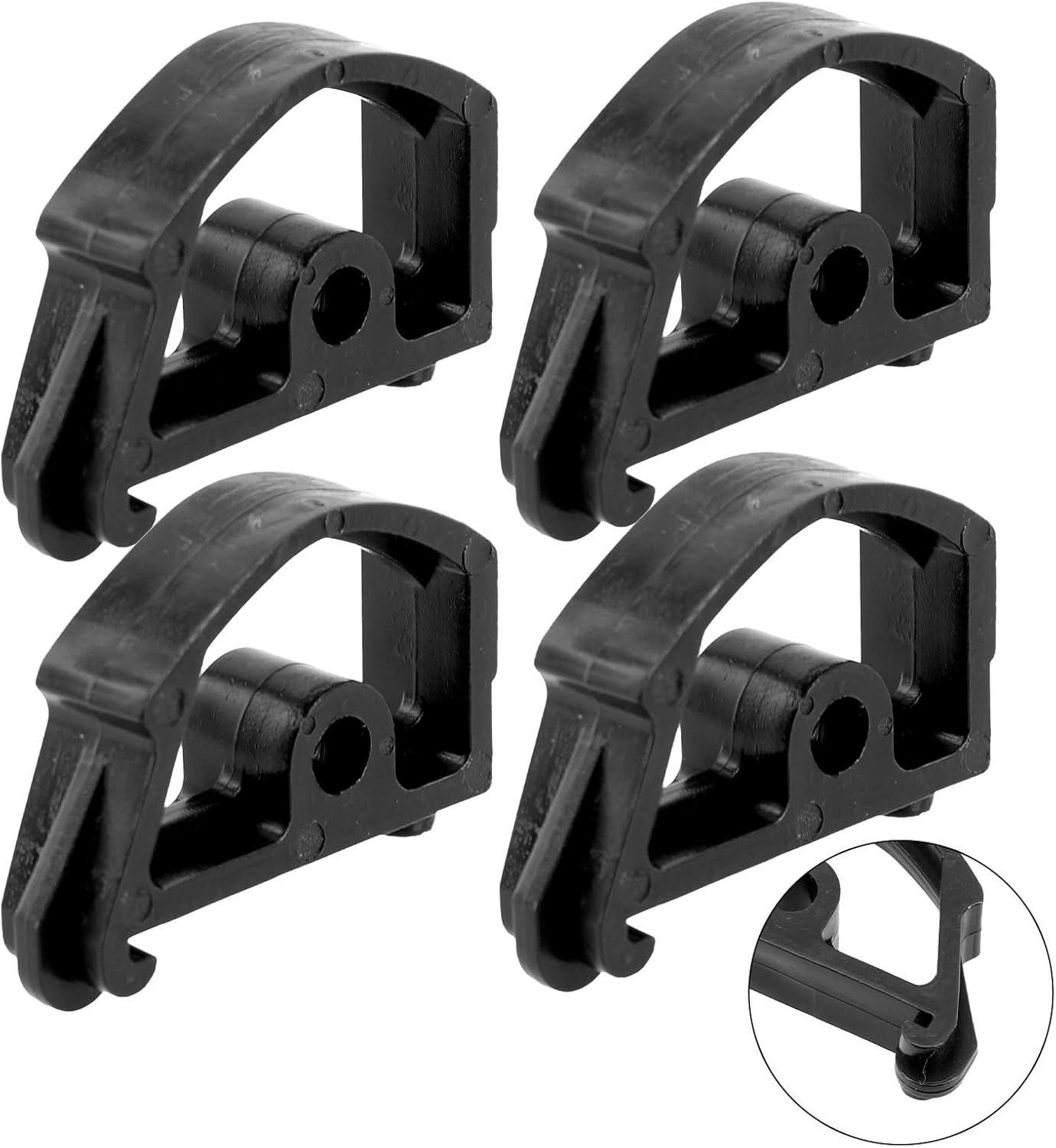 Workbench Leg Catch Spring Replacement Part 242416-00, 4-Pack Heavy Duty Leg Retainer Kit for WM225 WM425 Folding Table Support Hardware Black