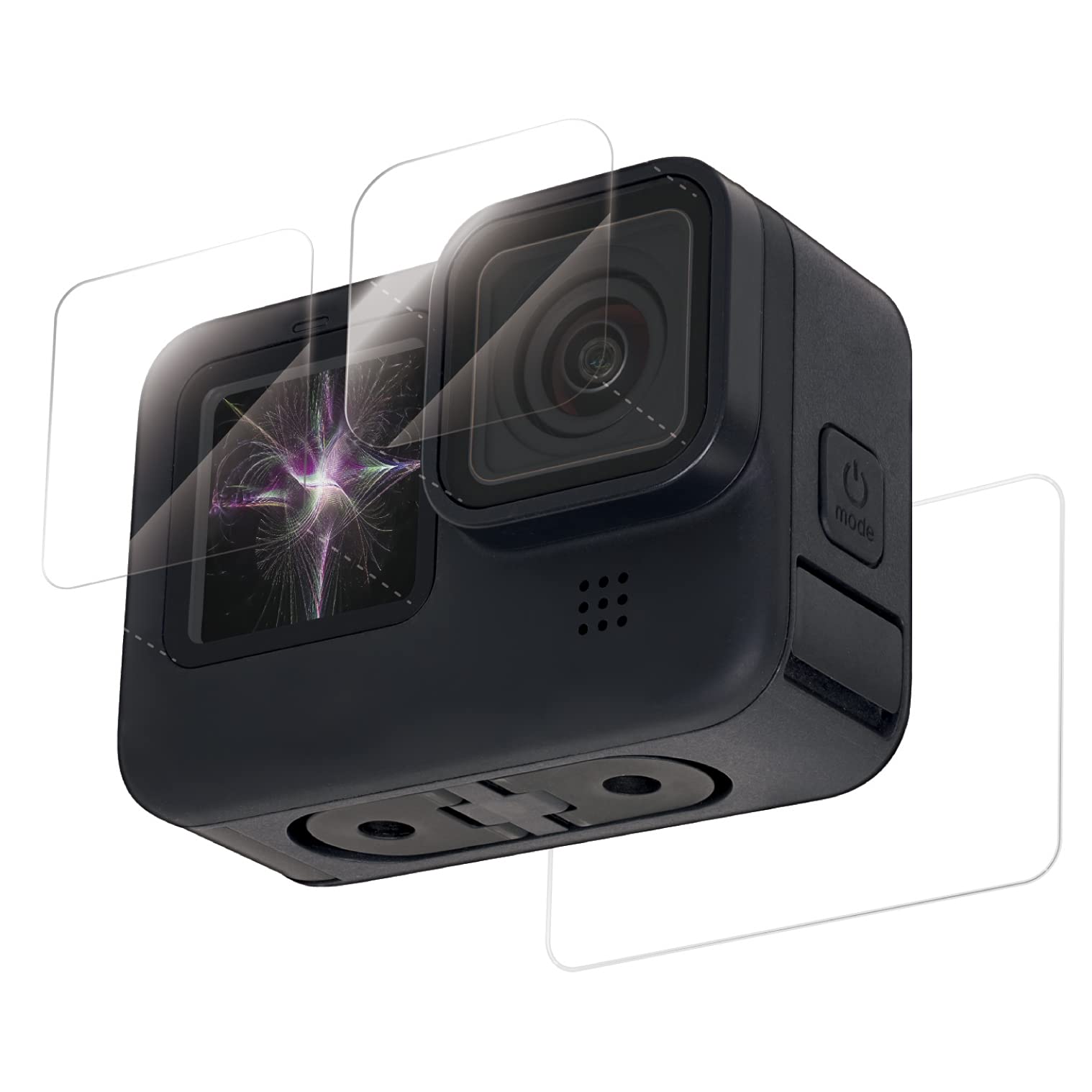 Amazon | エレコム GoPro HERO11/10/9 Black ガラスフィルム 0.33mm 防