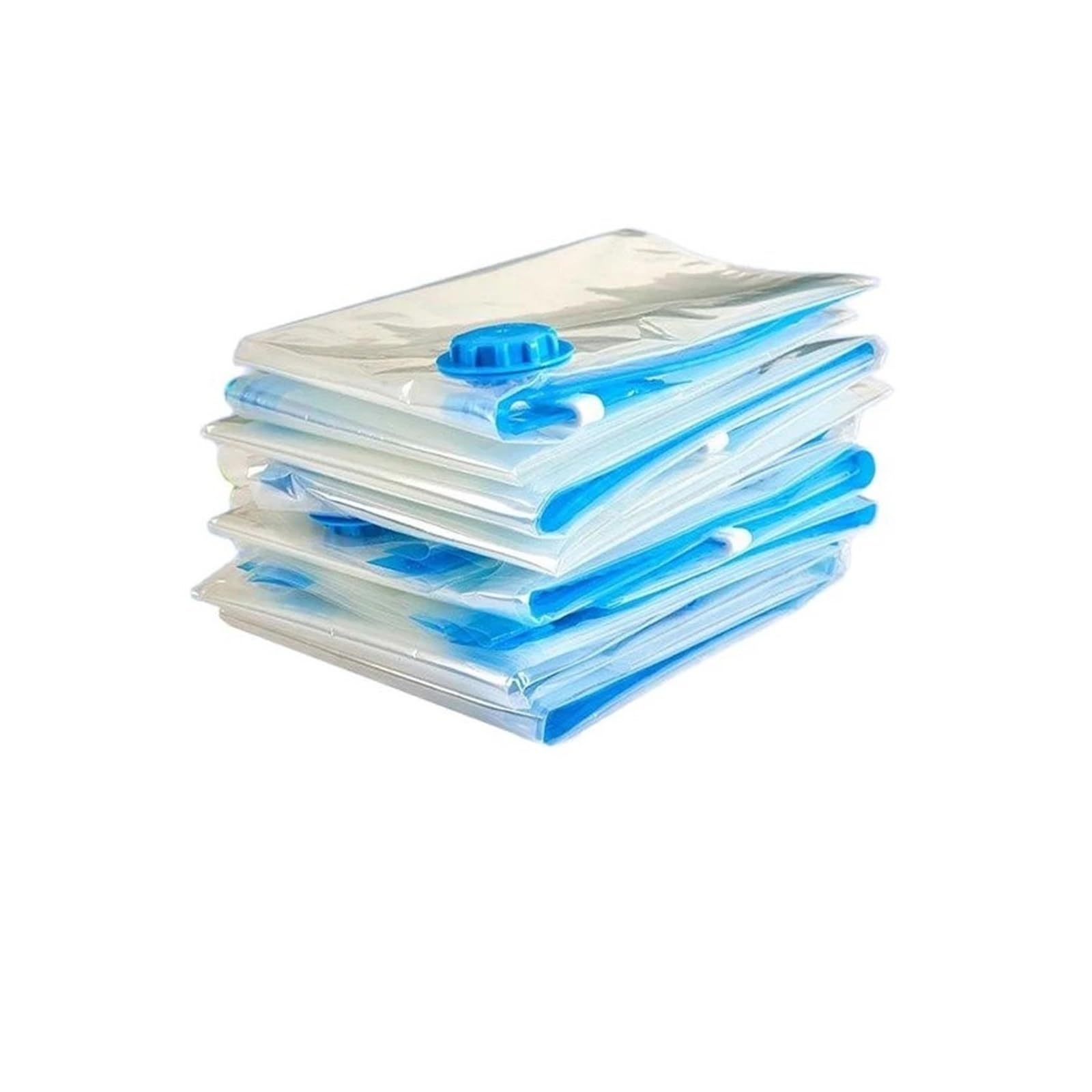 Sacchi sottovuoto Confezione da 4 sacchetti sottovuoto, più spazio, for risparmiare, compressione, sigillo da viaggio, cerniera for vestiti, cuscini, biancheria da letto, armadio, casa(4XBags without