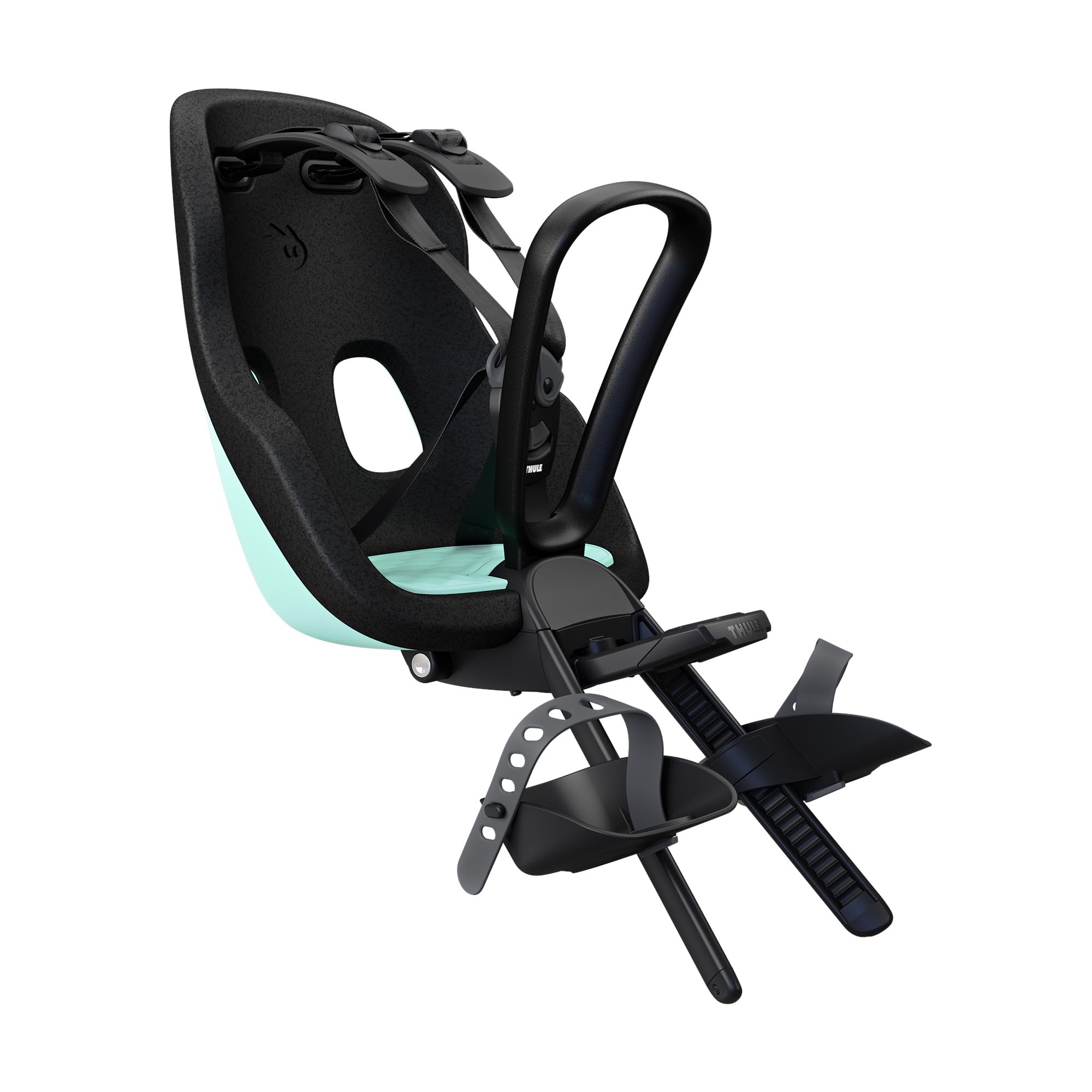 Thule Yepp Nexxt 2 Mini - Front Mounted Child Bike seat - Lightweight & Breathable seat - Adjustable footrests & footstraps - Fast Mount System - 5