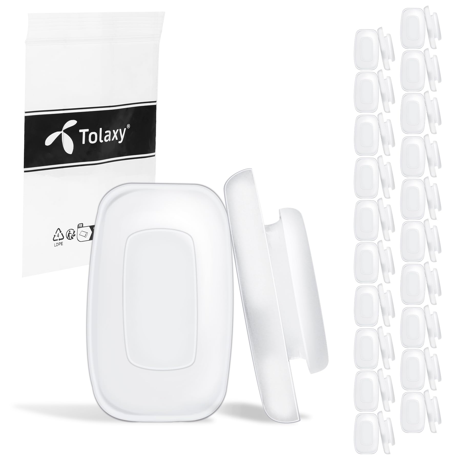 Tolaxy 20 Pairs Upgraded Soft Silicone Replacement Nose Pieces for Costa South Point | Peli | Flagler | Ponce | Wader for Oakley Latch Key L M | Latch