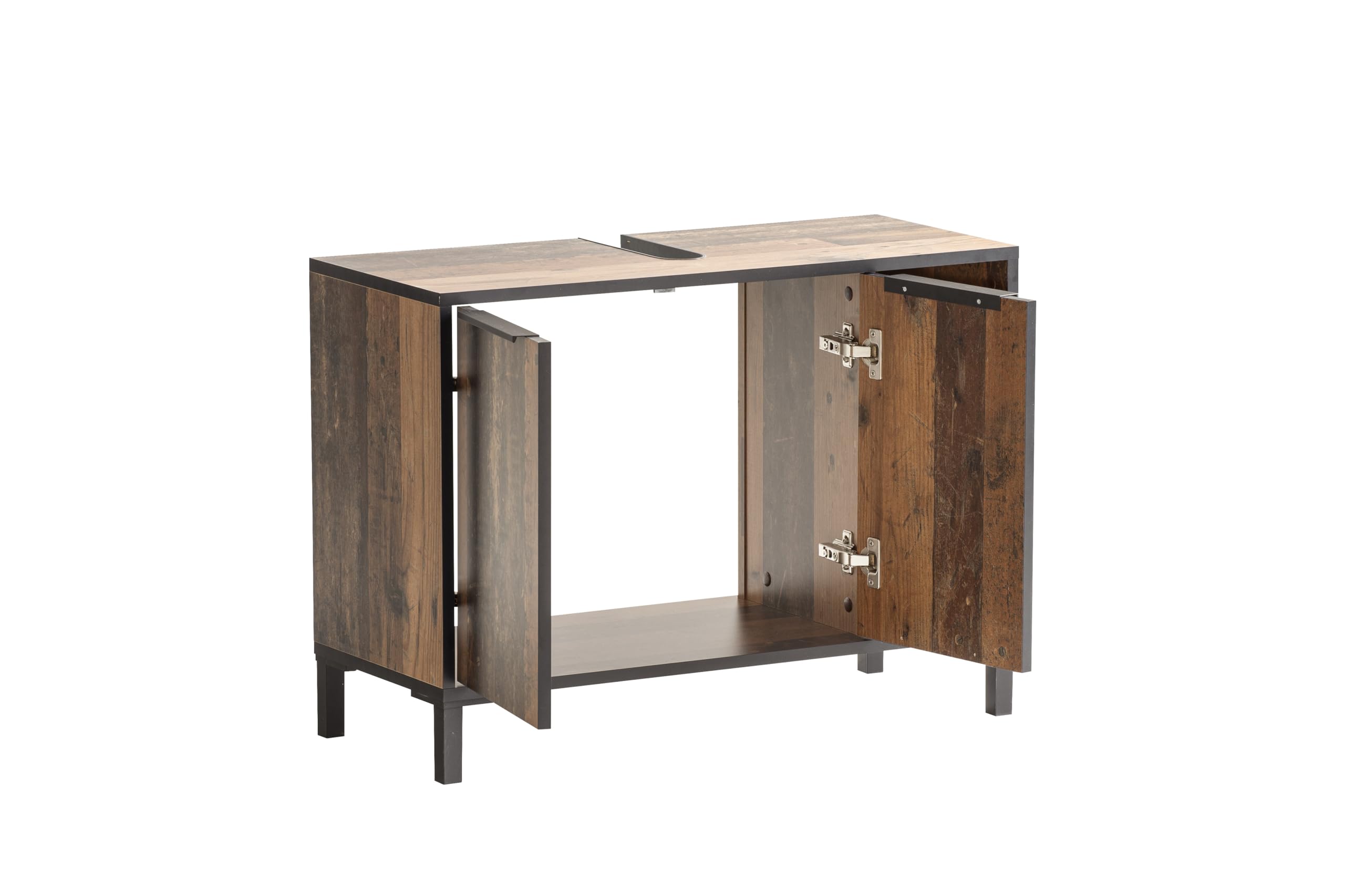Schildmeyer Jaap 157801 Meuble Sous Lavabo, Old Style Dark, 79,8 x 33 x 49,3 cm