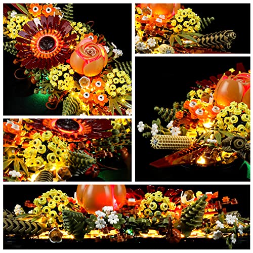 YEABRICKS Kit Luci a LED per Lego 10314 Icons