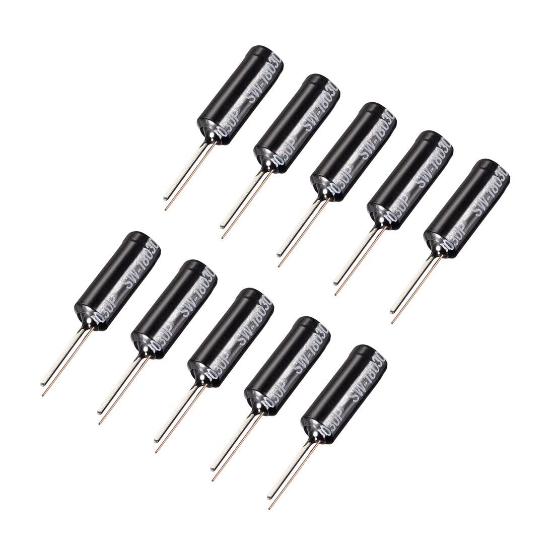Generic SW-18030P Retarded Sensitivity Spring Electronic Vibration Sensor Switch 10Pcs
