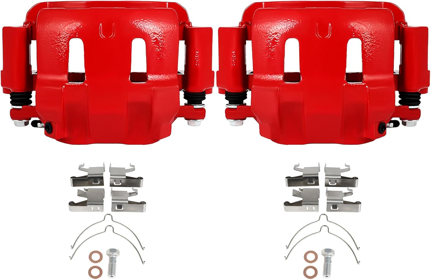 SCITOO 18-B4791 18-B4790 Front Left & Right Disc Brake Calipers Assembly w/Bracket For Ford For Excursion 2000-2005,For Ford For F-250 Super Duty 1999-2004,For Ford For F-350 Super Duty 1999-2004