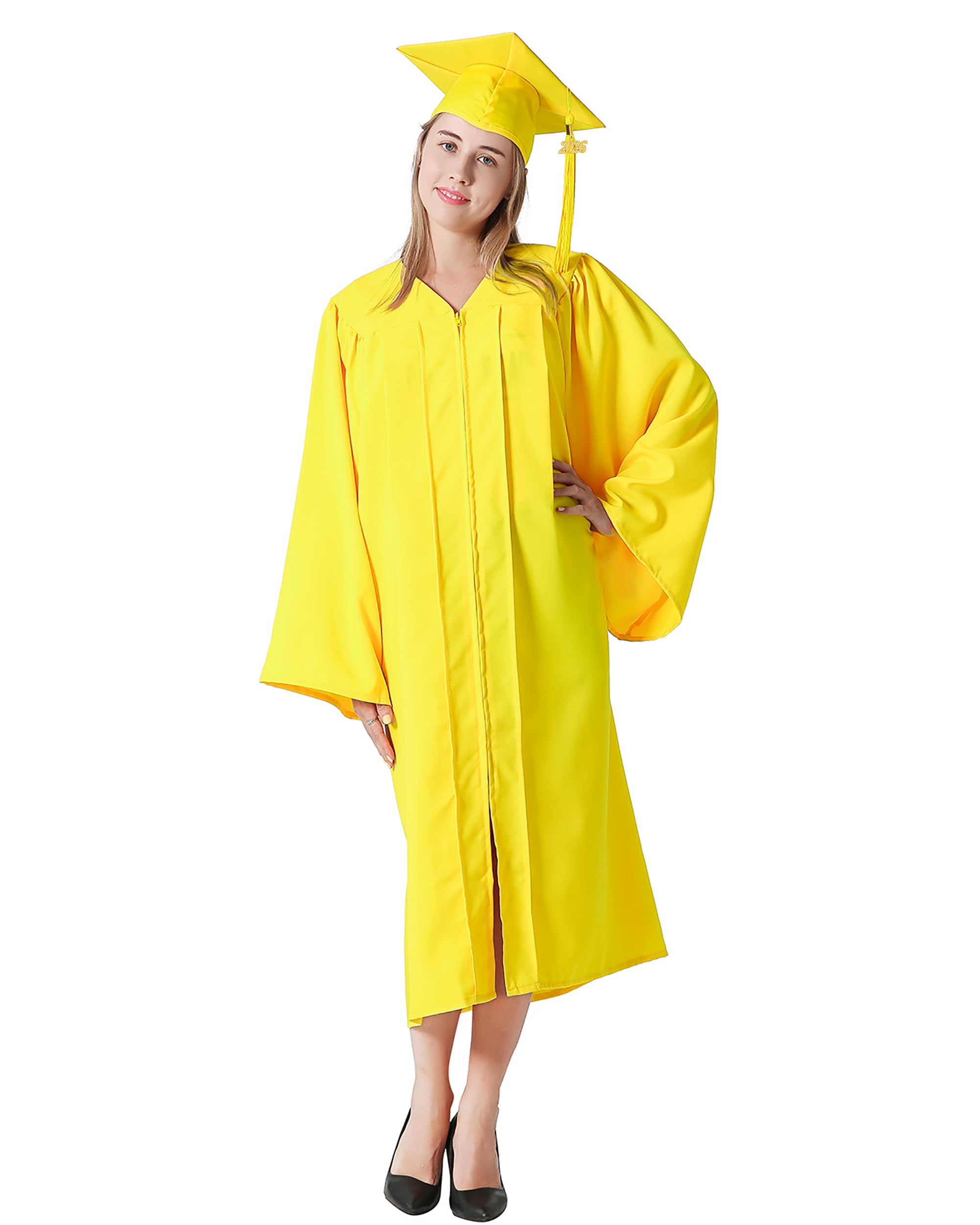 Snapklik.com : GraduationMall Matte Graduation Gown Cap Tassel Set 2026 ...