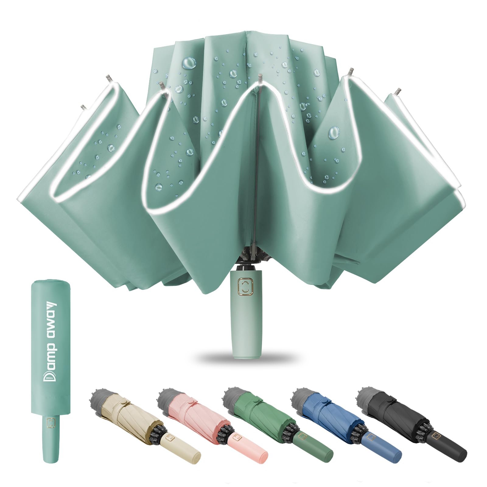 Parapluie inversé robuste pour voiture fini les sièges mouillés