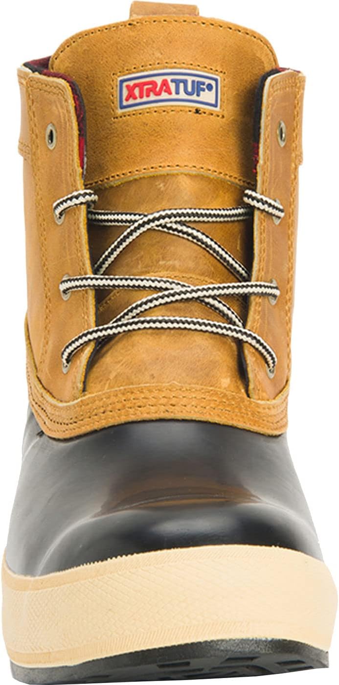 Xtratuf mens 6in Casual Over-the-ankle Waterproof Slip-resistant Arch Support Legacy Full Grain Leather Boots