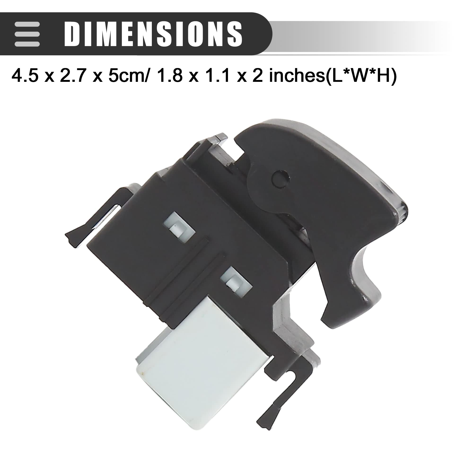 Amazon.com: Motoforti Power Window Switch, Passenger Door Window