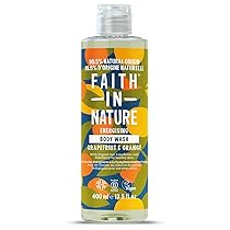 Faith in Nature Bagnodoccia Naturale al Pompelmo & Arancia, Rinvigorente, Vegano e Non Testato su Animali, Senza SLS e Parabeni, 400 ml