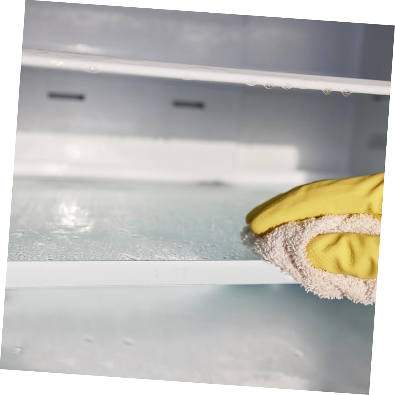 Angoily Replacement Shelves Freezer Divider Glass Shelf Replacement for Kitchen Fridge