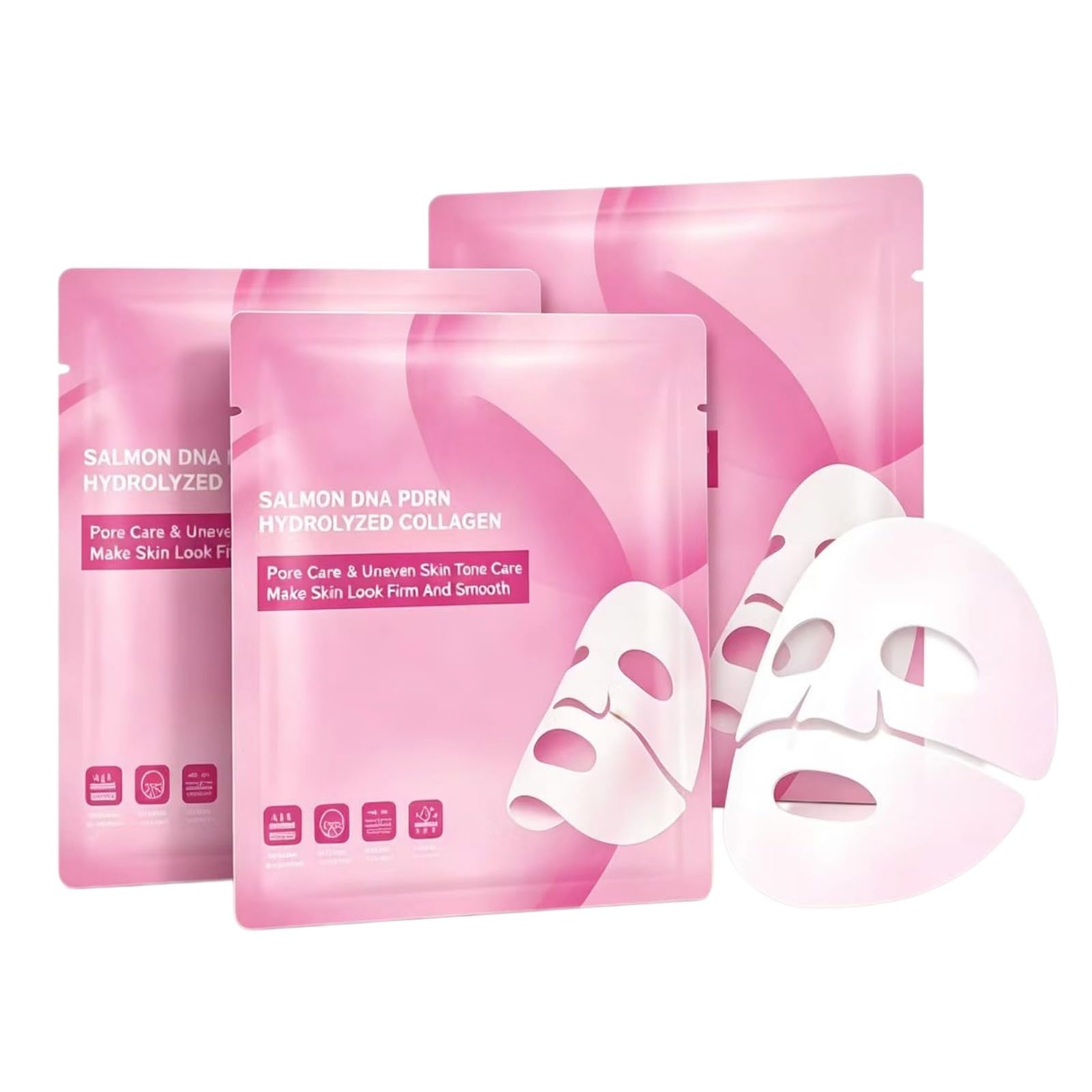 Masque Collagene Visage, Anti-âge Mask,Masque Anti-Rides Profond pour