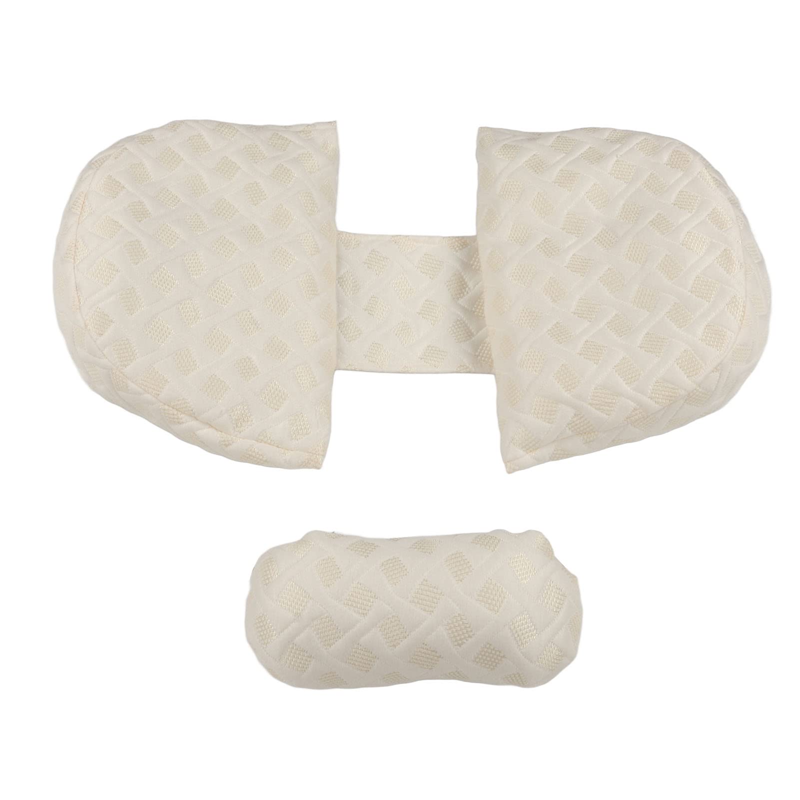 Tangli Golden Pregnancy Pillow For Sleeping, Pcs U Shaped Cotton Soft Belly Support Pillow, Ergonomic Pregnancy Wedge Pillow, Lumbar Side Sleeper Support Body Pillow For Late Pregnancy (Golden) Size 2