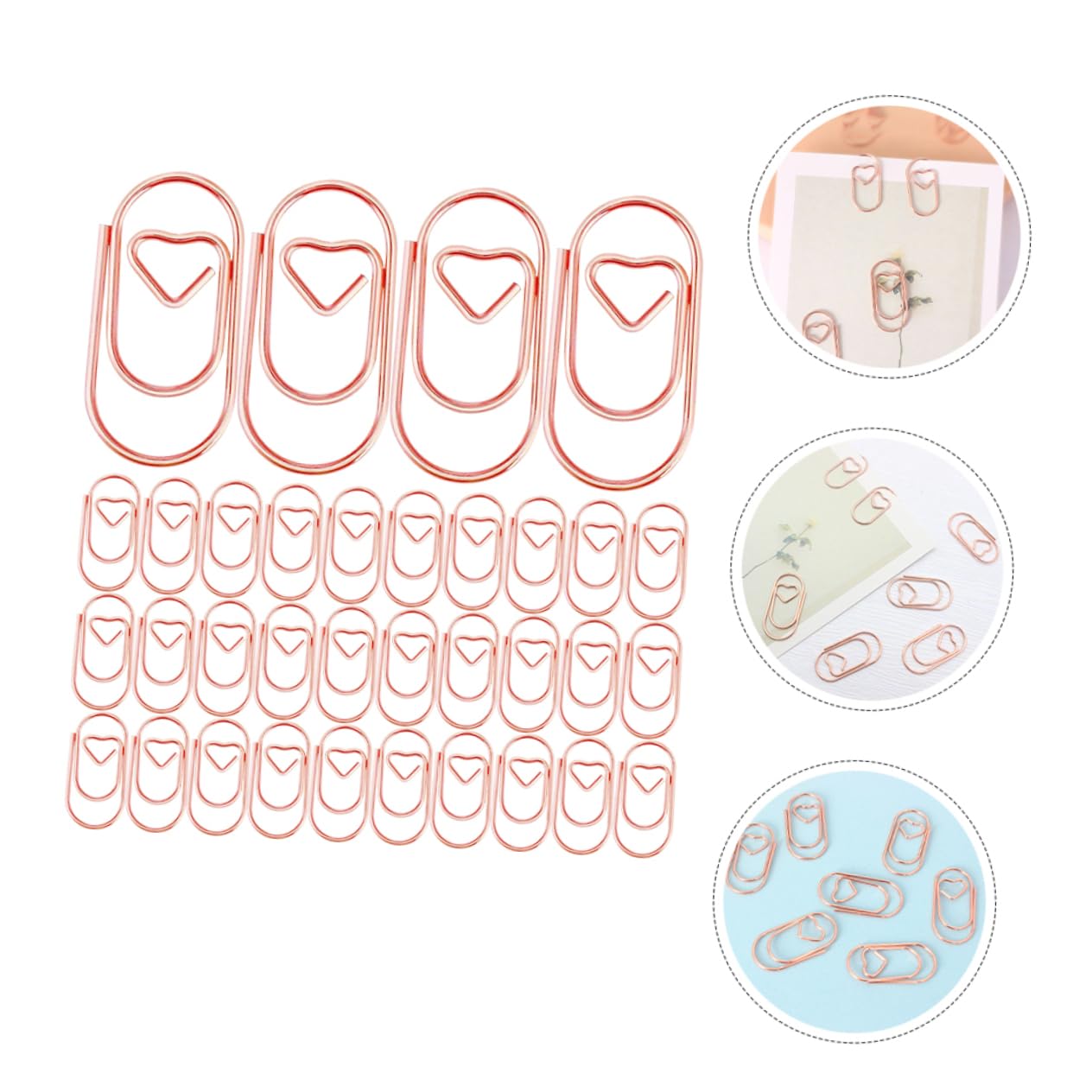 Clips Metálicos Para Oficina Clips De Oficina Y Adorables 200 Piezas X 4